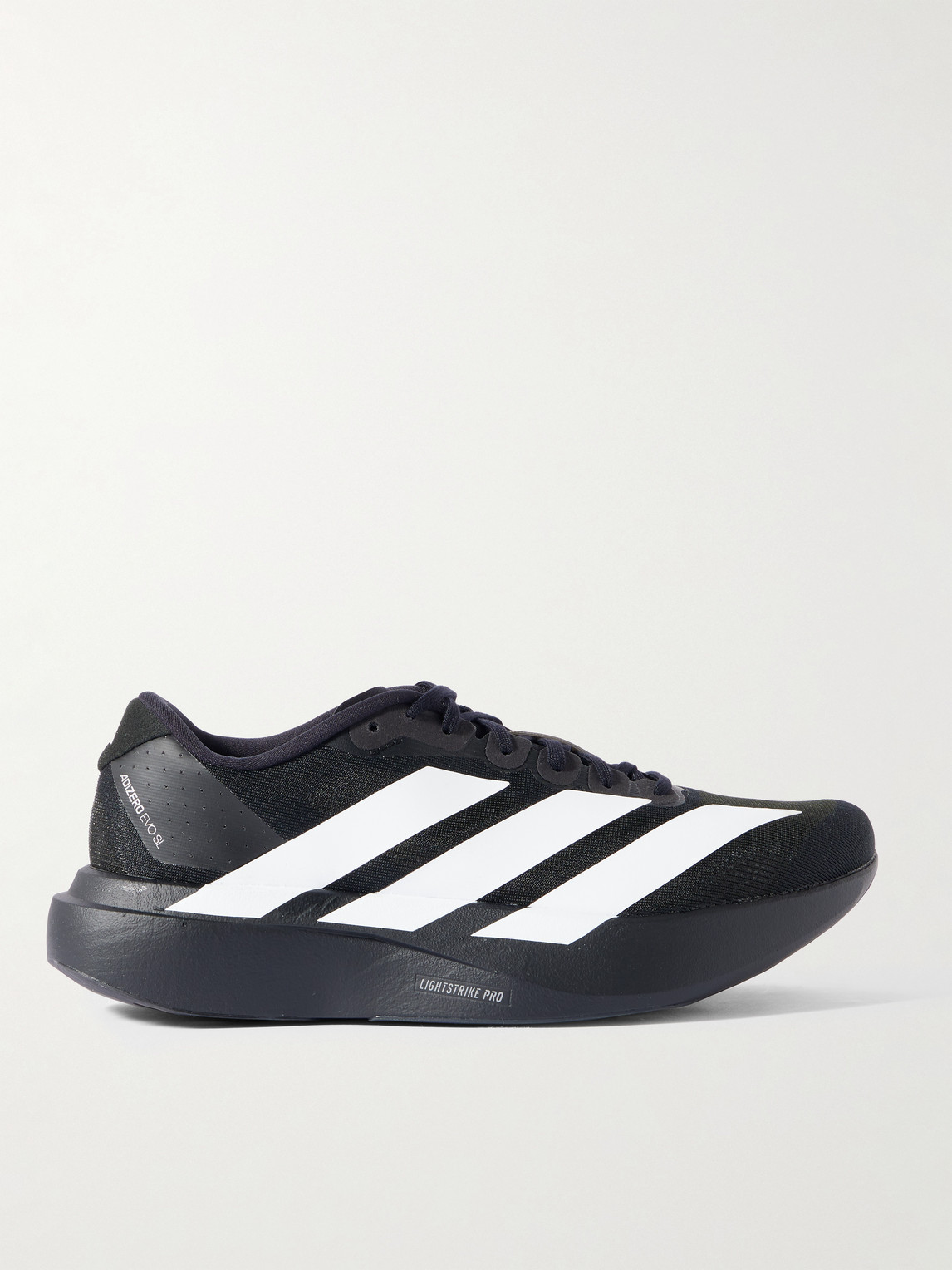 ADIDAS RUNNING Adizero Evo SL Striped Mesh Running Sneakers - Men