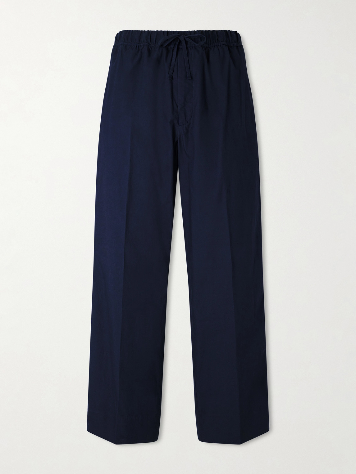OFFICINE GÉNÉRALE Nilson Straight-Leg Organic Cotton-Poplin Drawstring Suit Trousers IT 44
