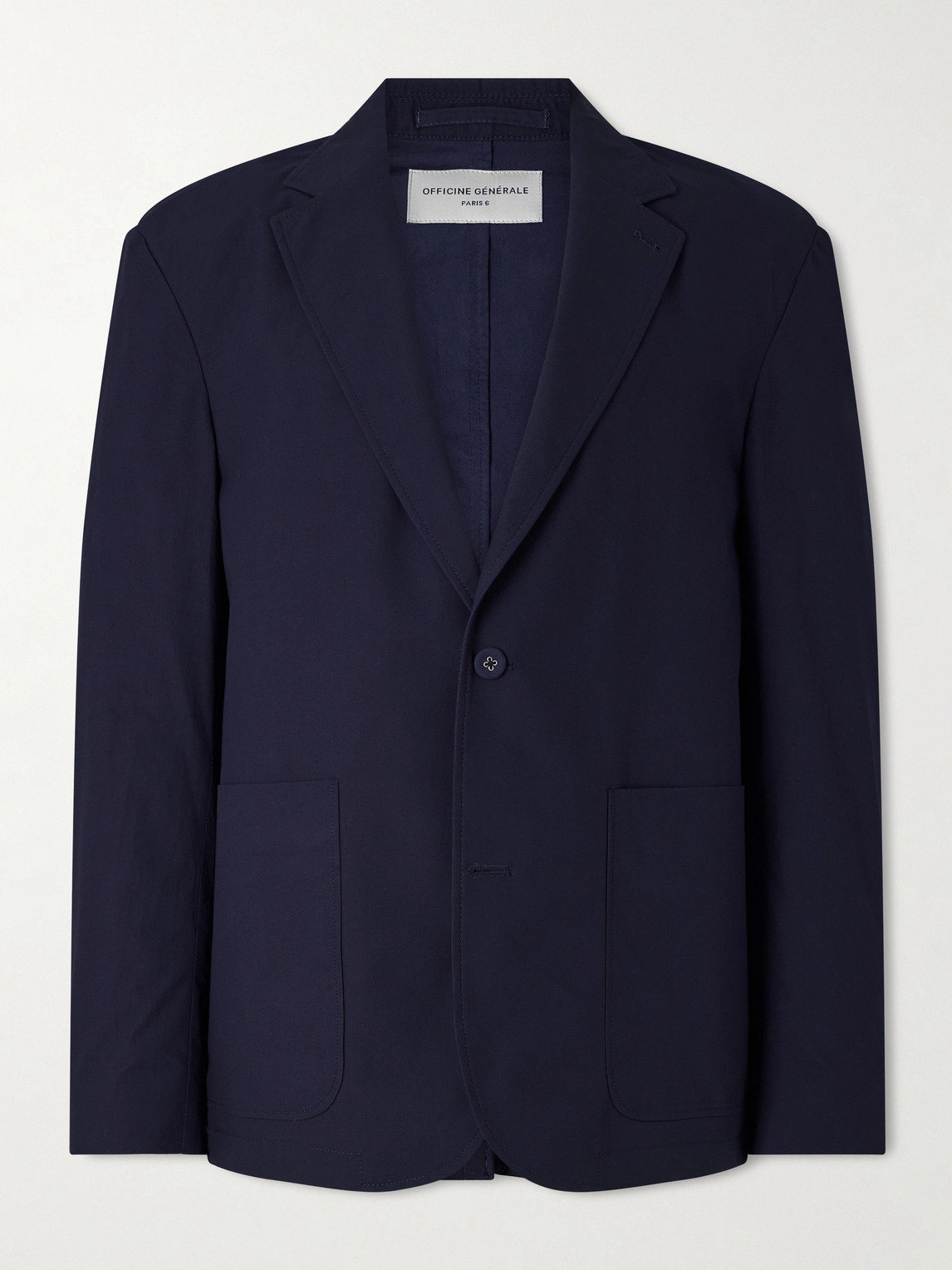 OFFICINE GÉNÉRALE Cyril Organic Cotton-Poplin Suit Jacket IT 50