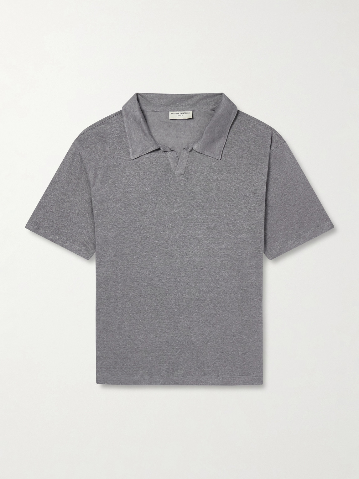 OFFICINE GÉNÉRALE Simon Linen Polo Shirt - Men