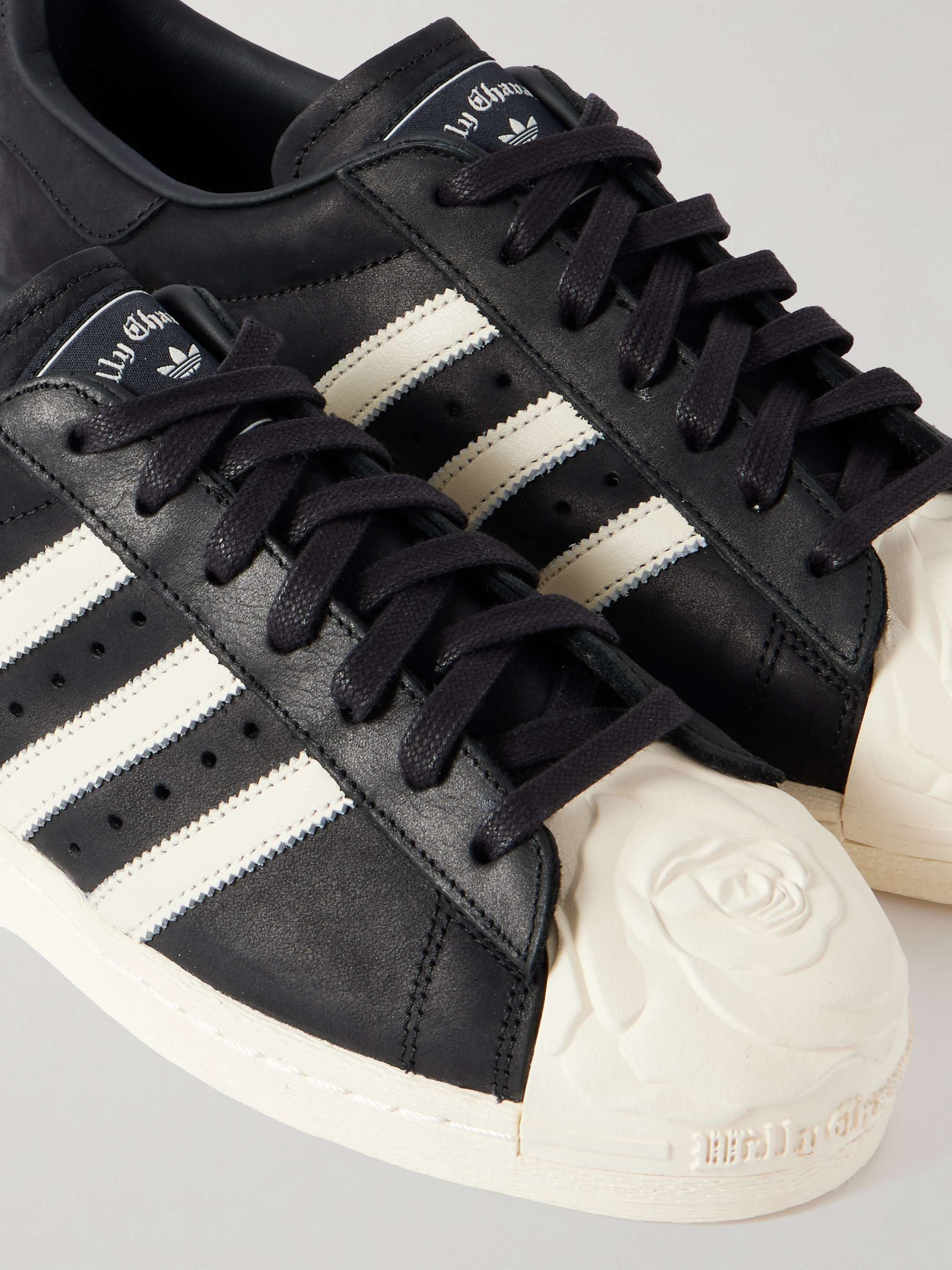 ADIDAS ORIGINALS + Willy Chavarria Superstar Leather Sneakers for