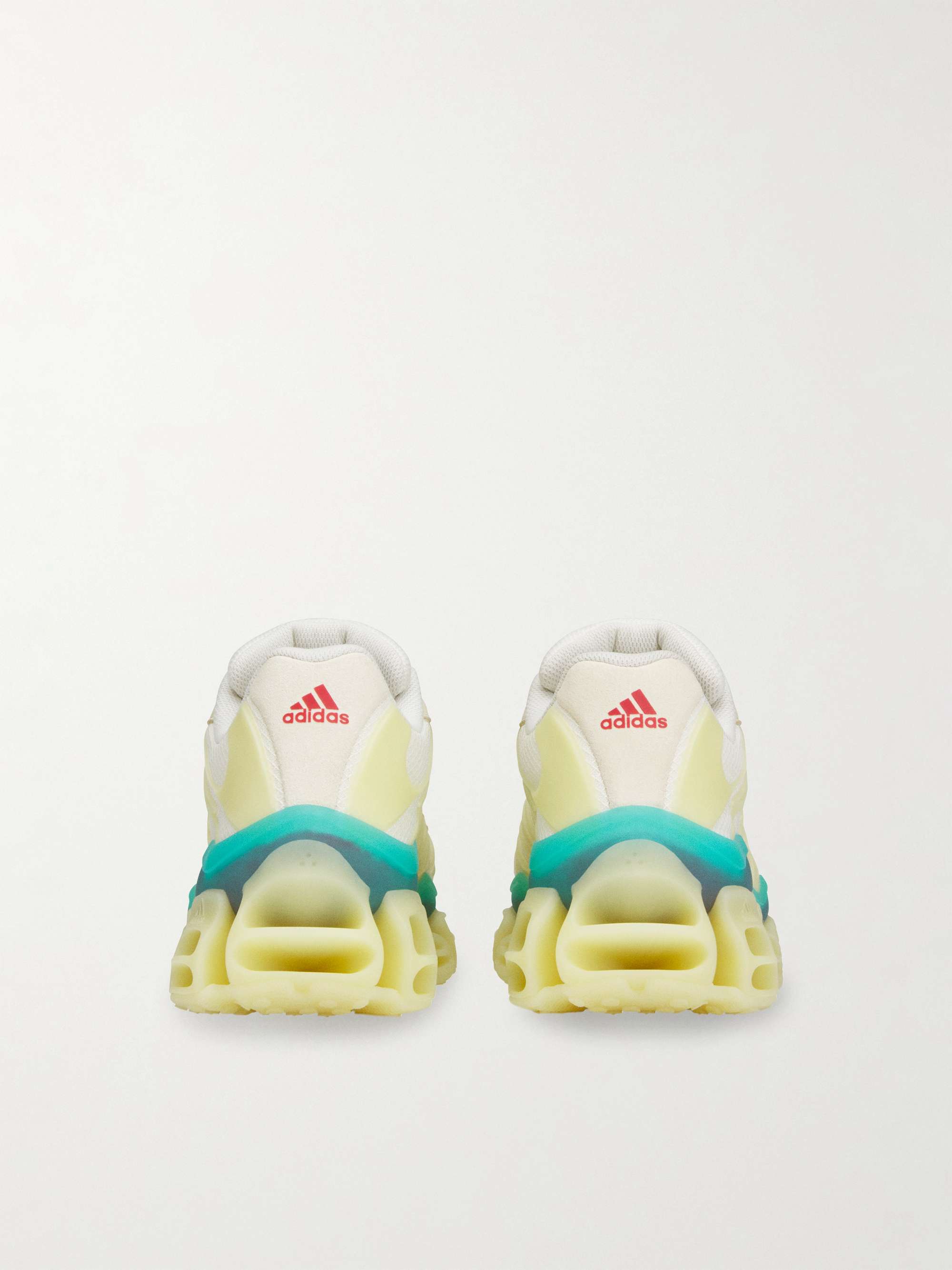 ADIDAS ORIGINALS + Willy Chavarria Megaride AG Suede-Trimmed Mesh