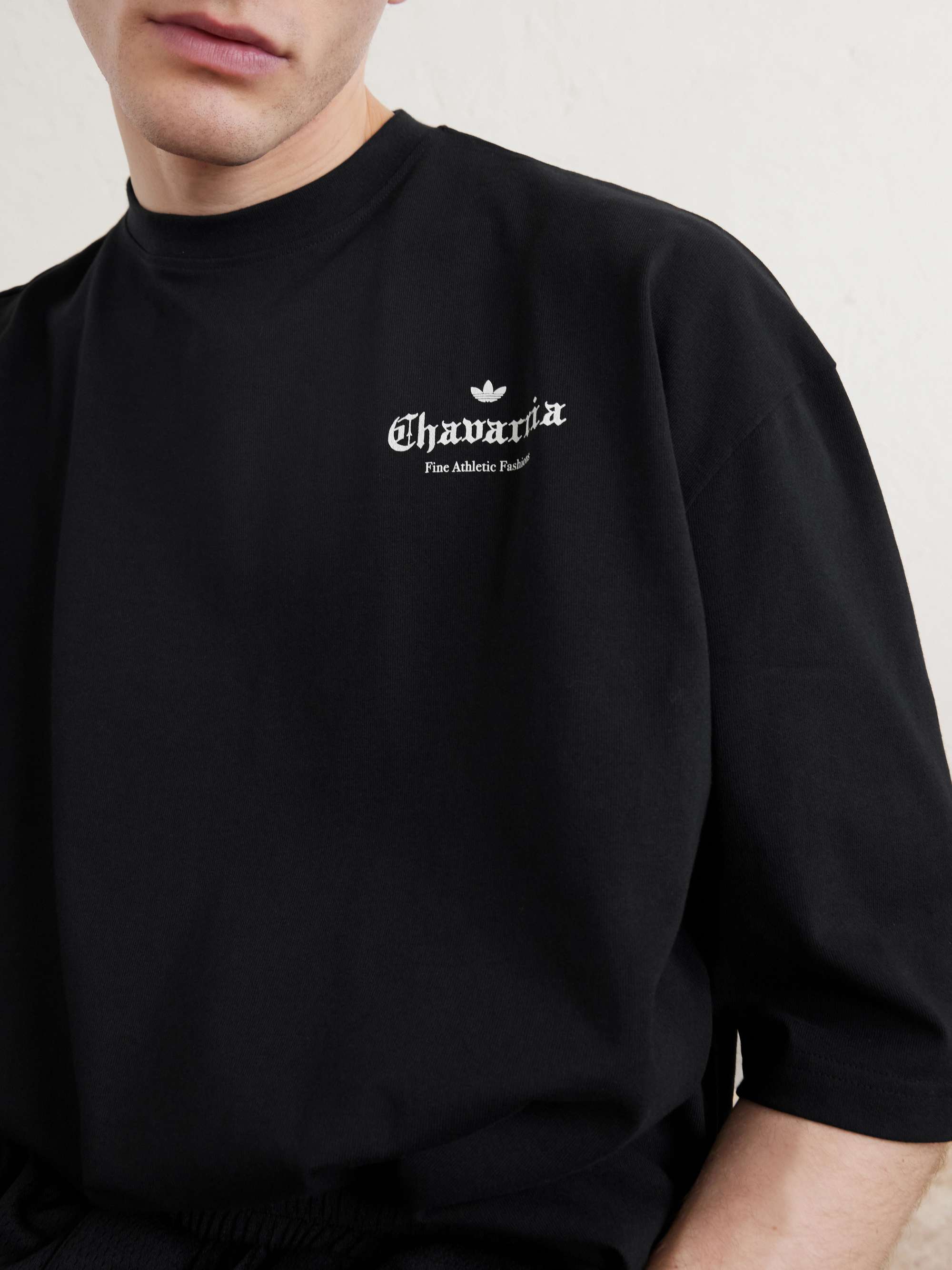 ADIDAS ORIGINALS + Willy Chavarria Logo-Print Cotton-Jersey T