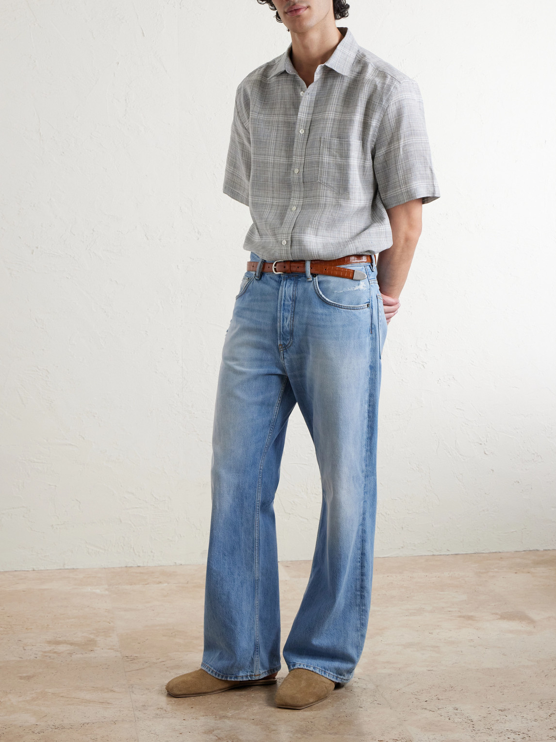 Gem Checked Linen