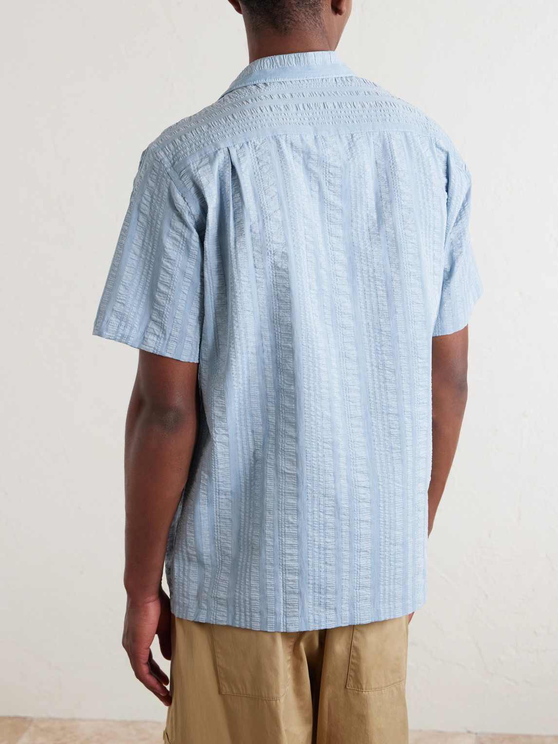 Prana Camp-Collar Striped