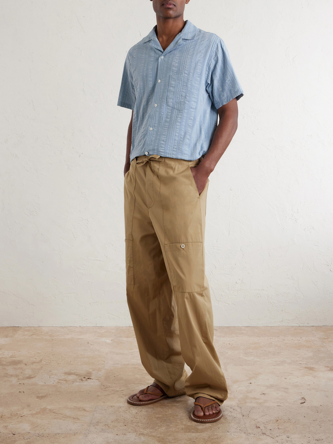 Prana Camp-Collar Striped