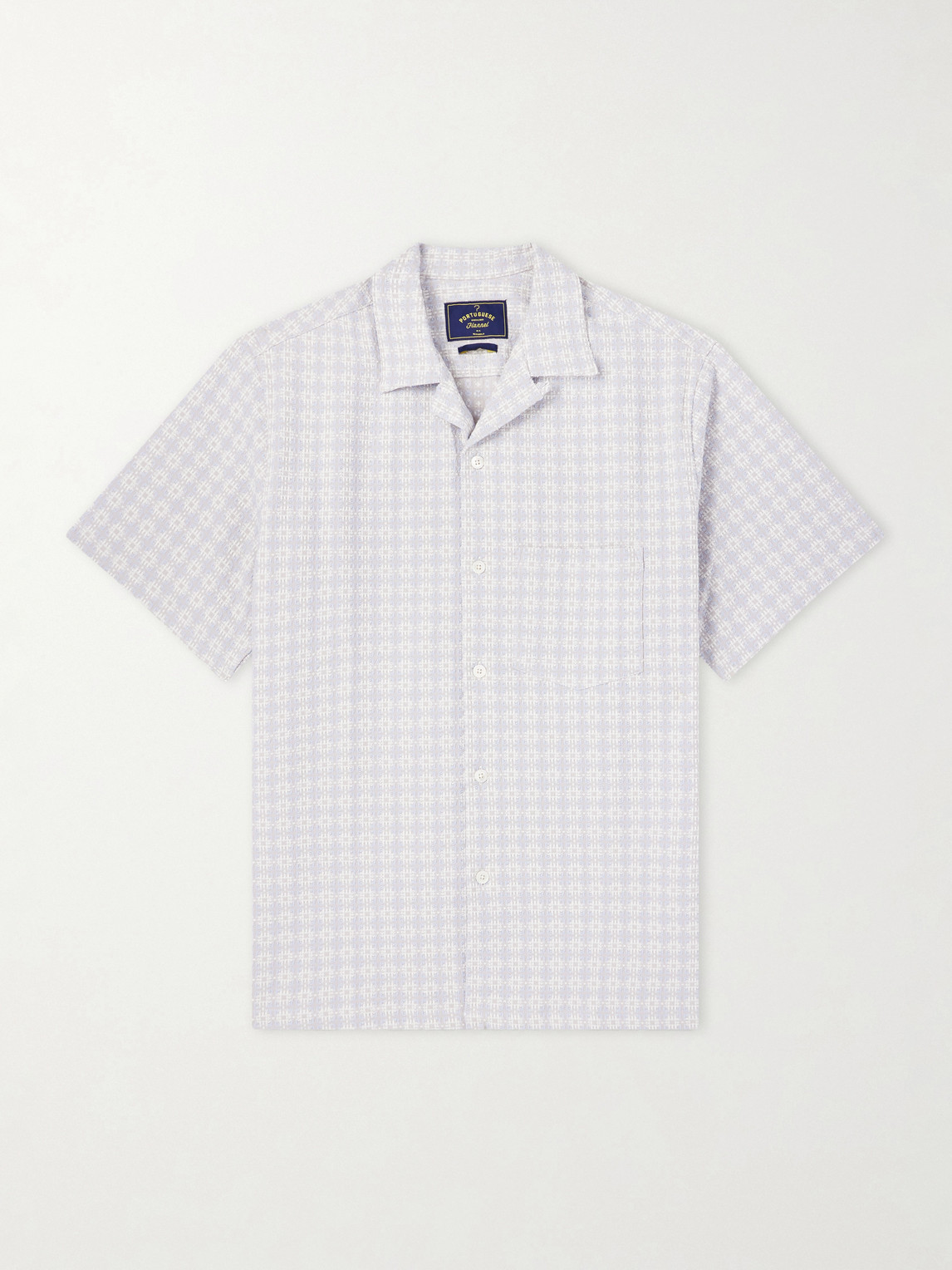 Portuguese Flannel Polen Checked Organic Cotton Shirt - Men | Thumbnail 6 Portuguese Flannel Polen Checked Organic Cotton Shirt - Men | Thumbnail 6