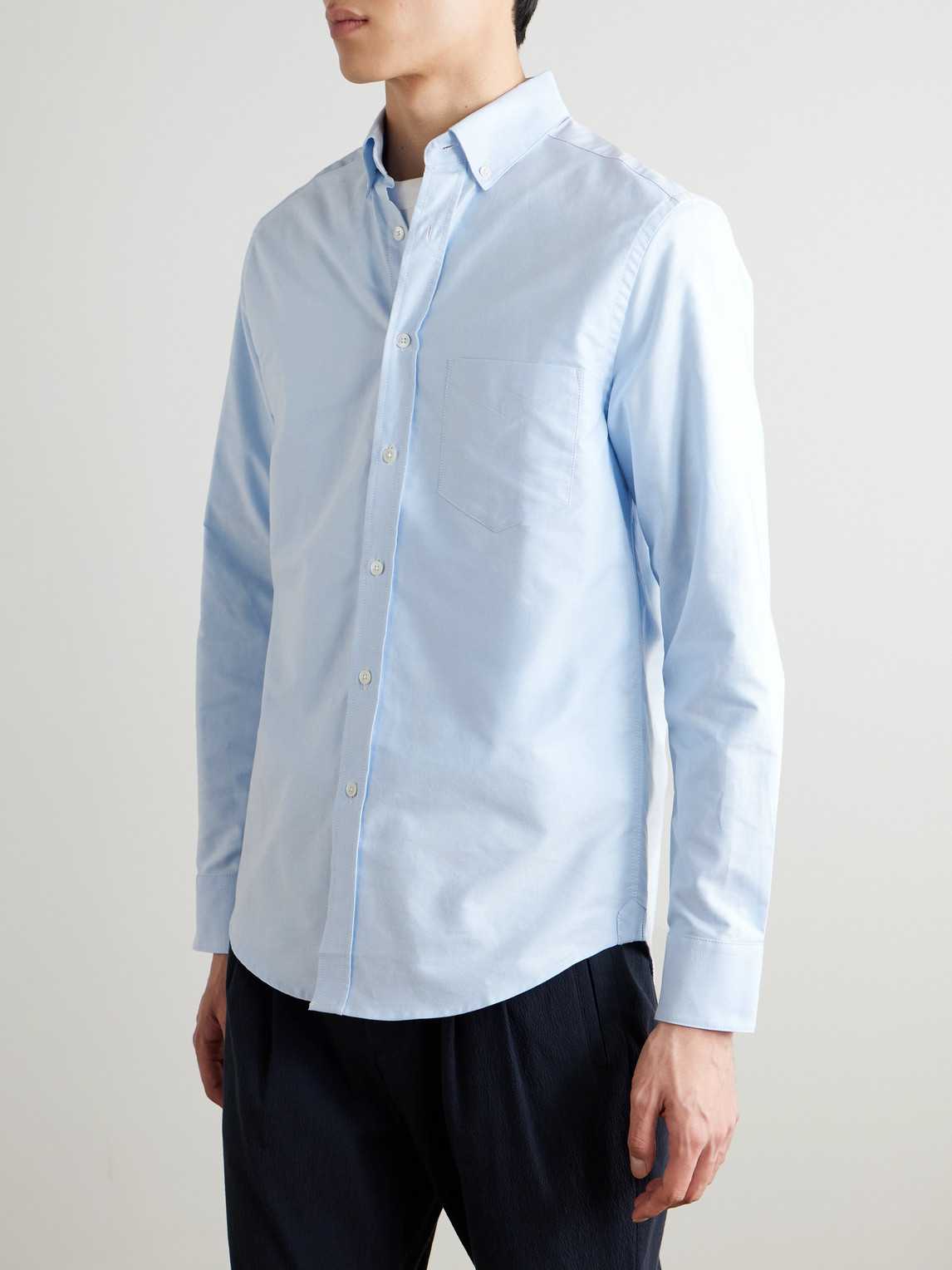 Belavista Button-Down Collar Cotton Shirt