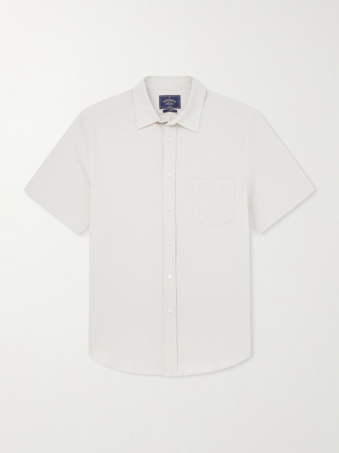 Portuguese Flannel Theme Textured Cotton-Blend Shirt - Men