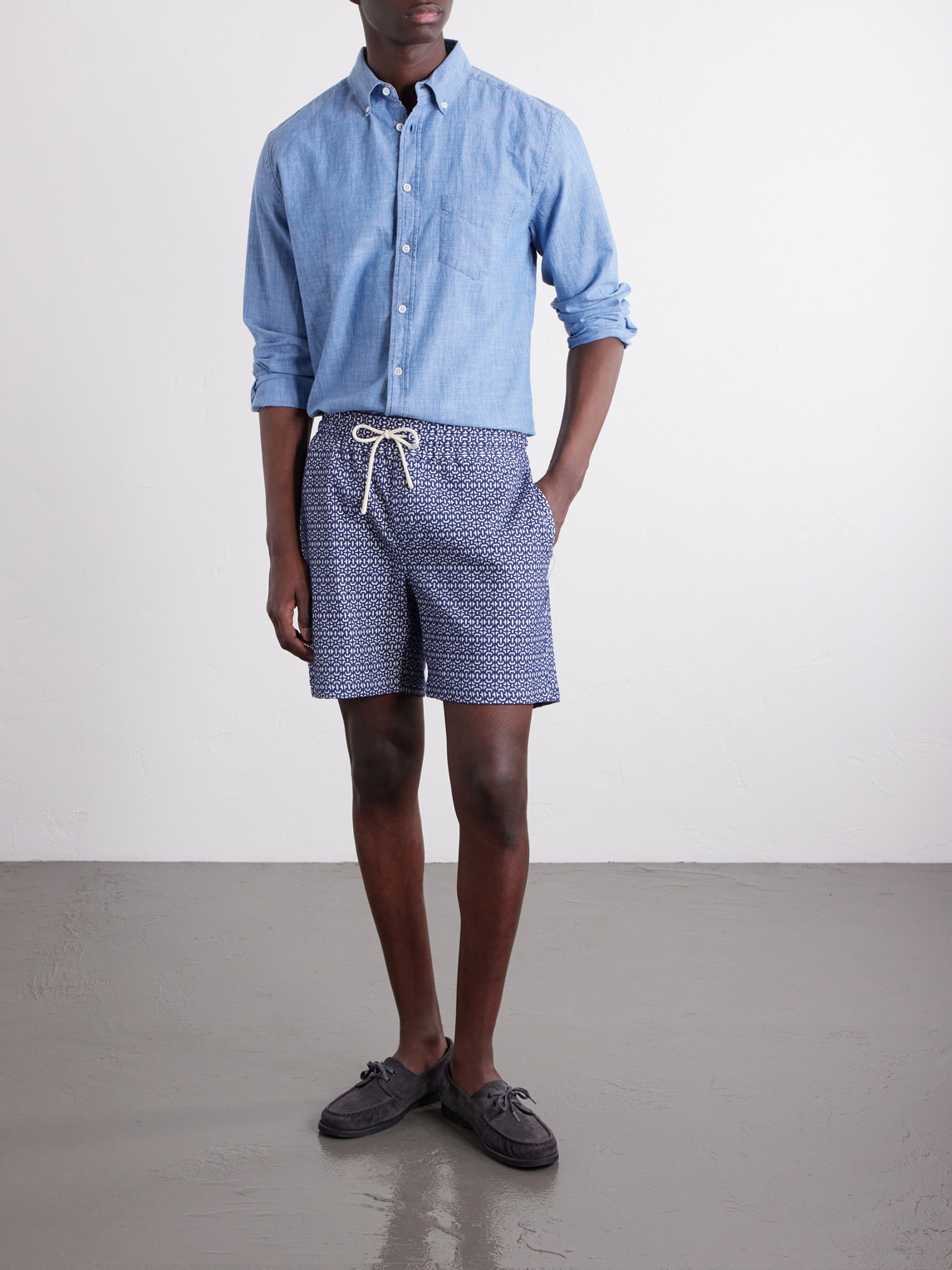 Cotton-Chambray Shirt
