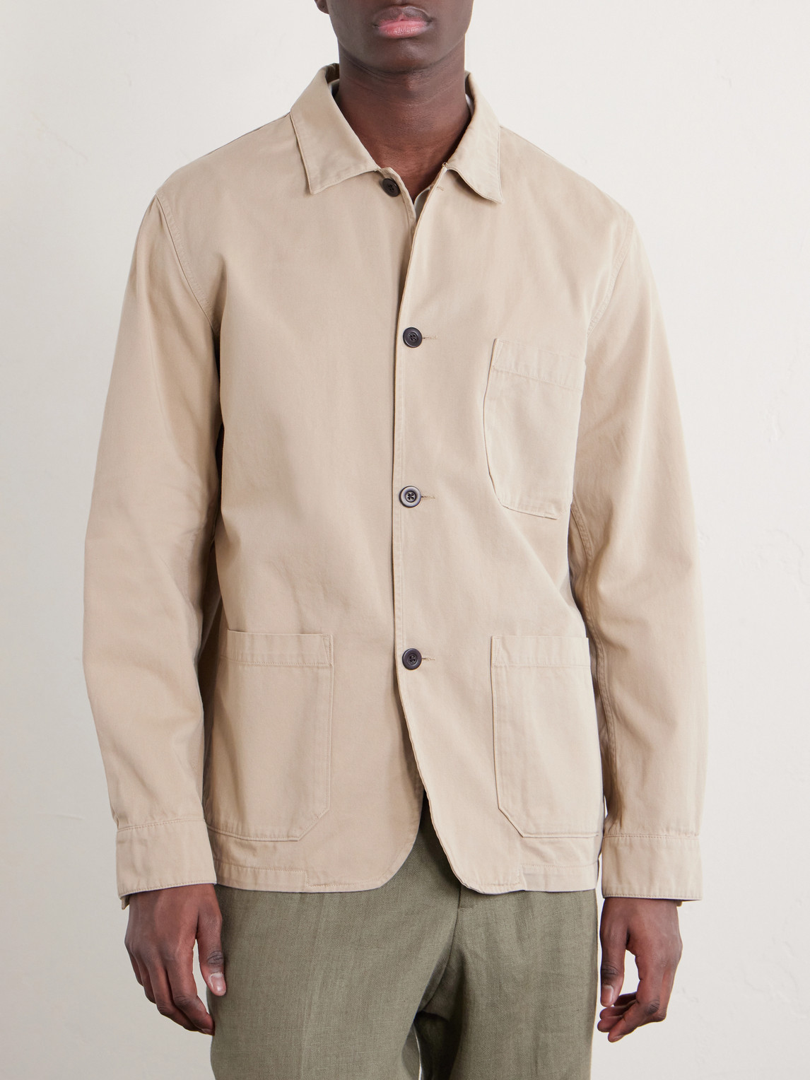 Cotton-Twill Chore Jacket