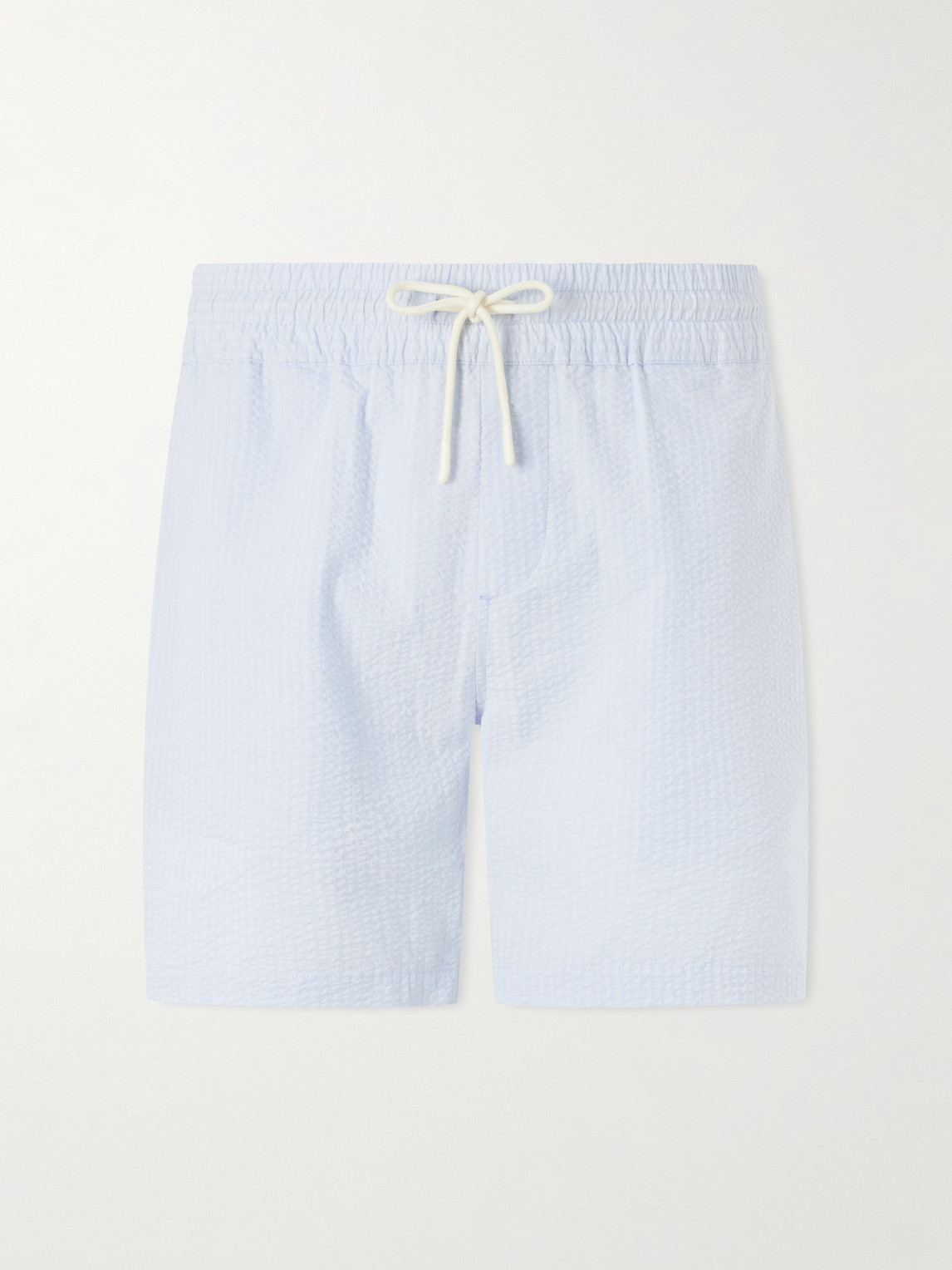 Portuguese Flannel Atlantico Straight-Leg Cotton-Seersucker Shorts - Men