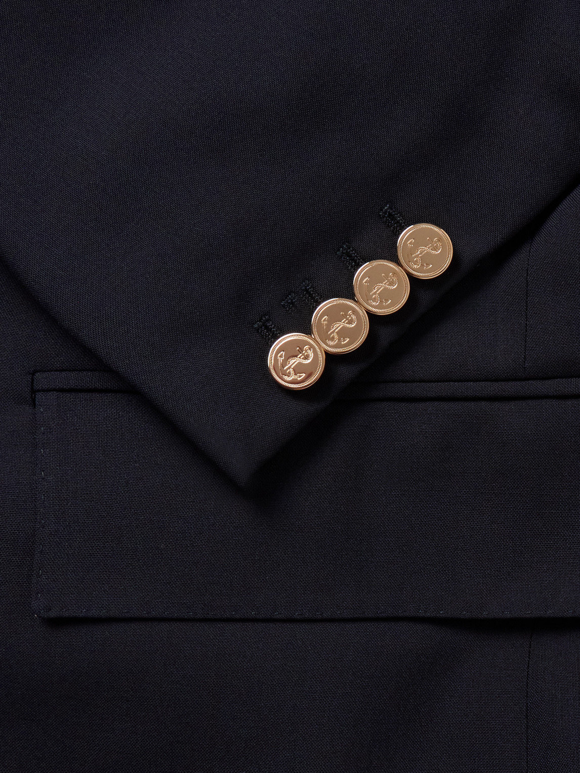 Thom Browne Slim-fit Striped Wool Blazer In Blue