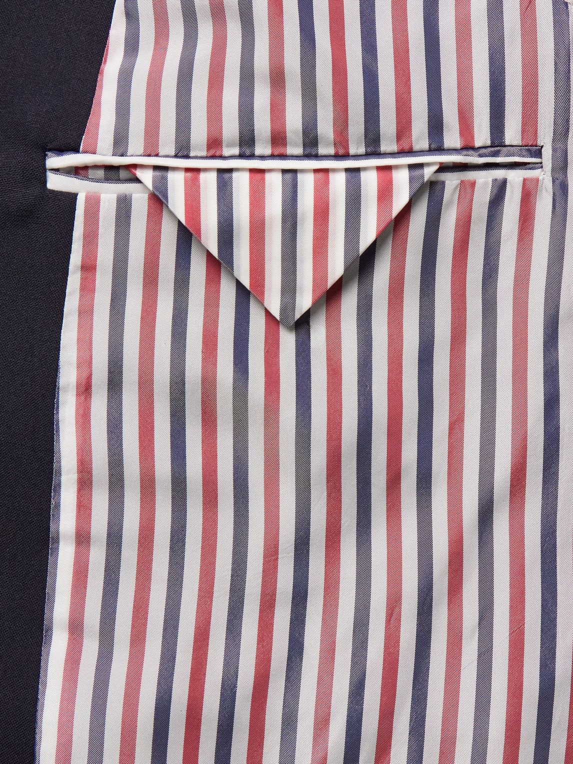 Thom Browne Slim-fit Striped Wool Blazer In Blue