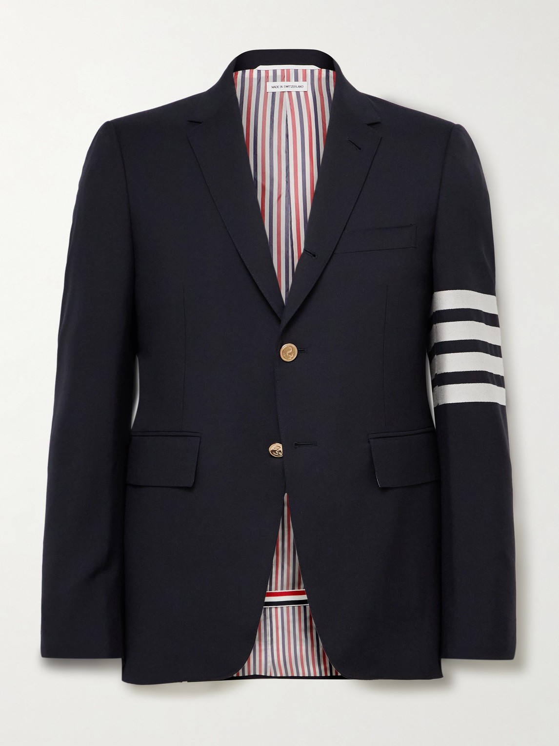 Thom Browne Slim-Fit Striped Wool Blazer - Men