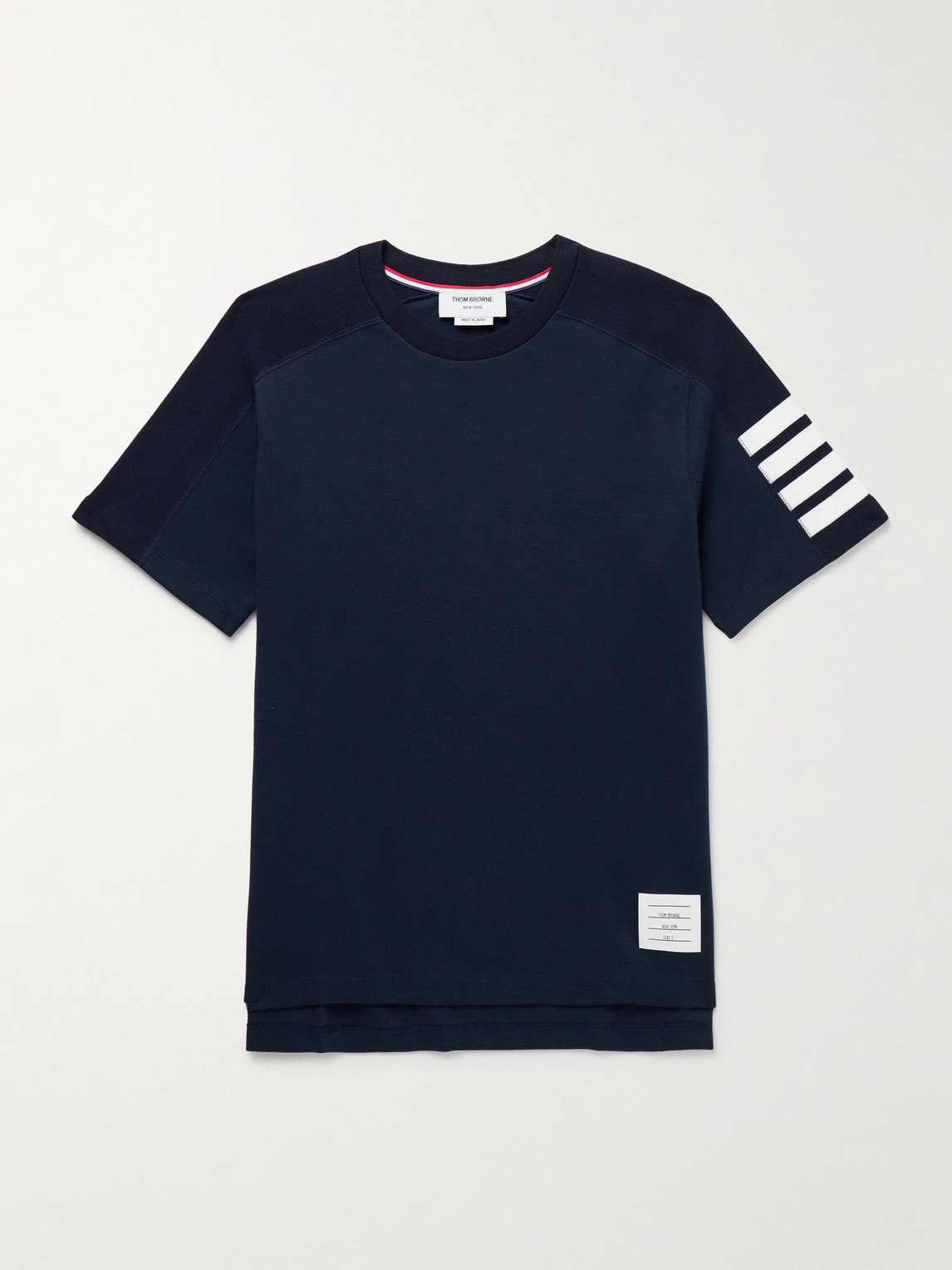 Thom Browne Striped Cotton-Jersey T-Shirt - Men