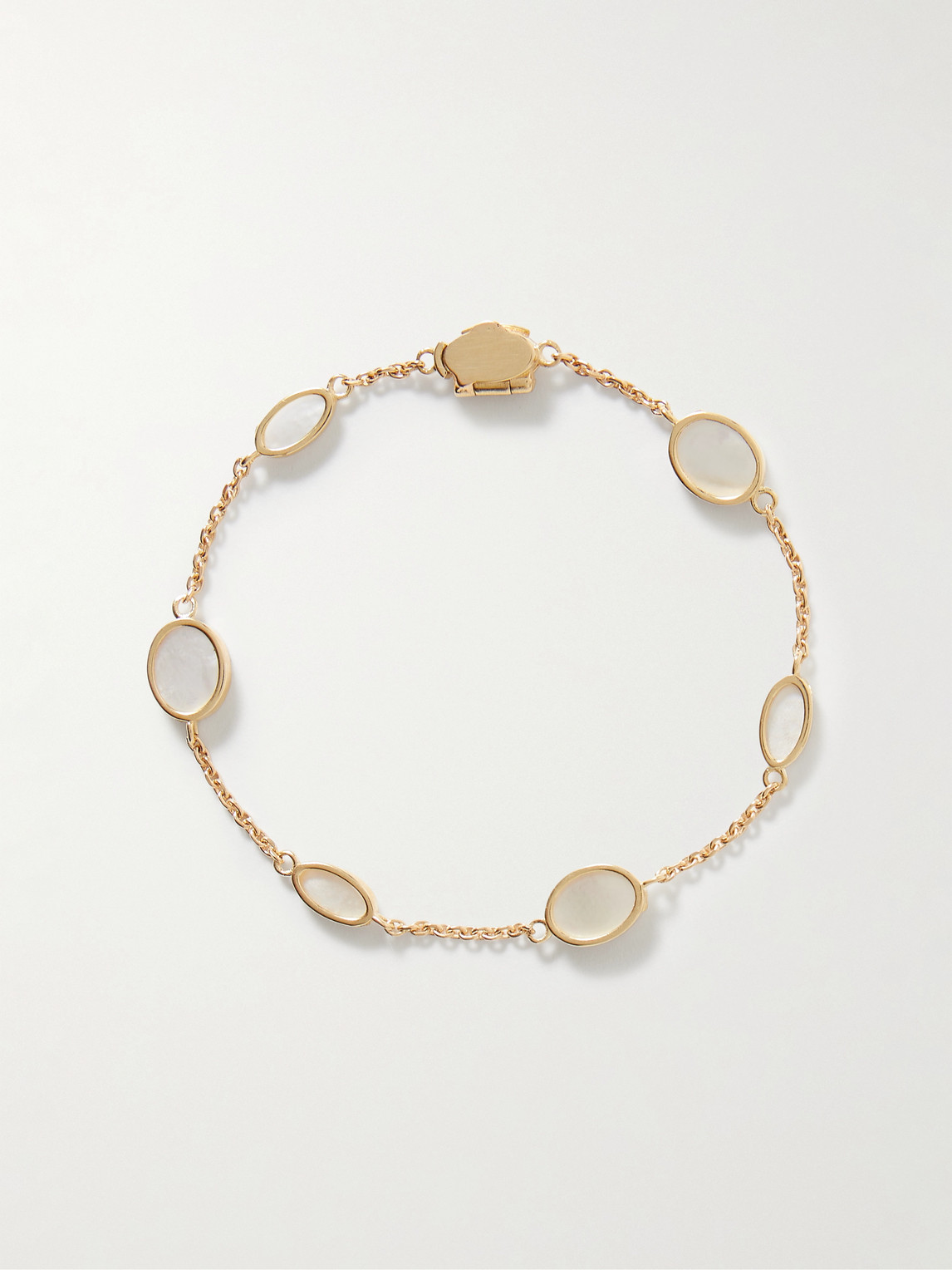 LUIS MORAIS 14-Karat Gold Mother-of-Pearl Bracelet - Men