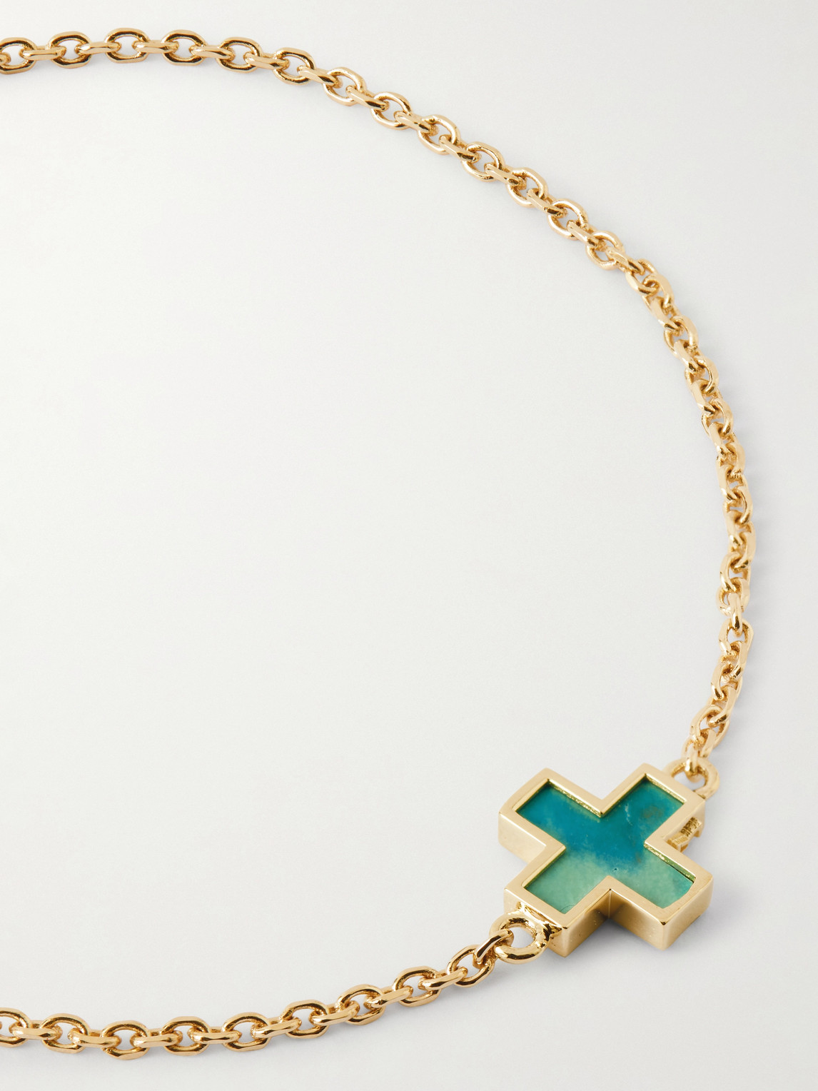 Luis Morais 14-karat Gold Turquoise Bracelet In Gold