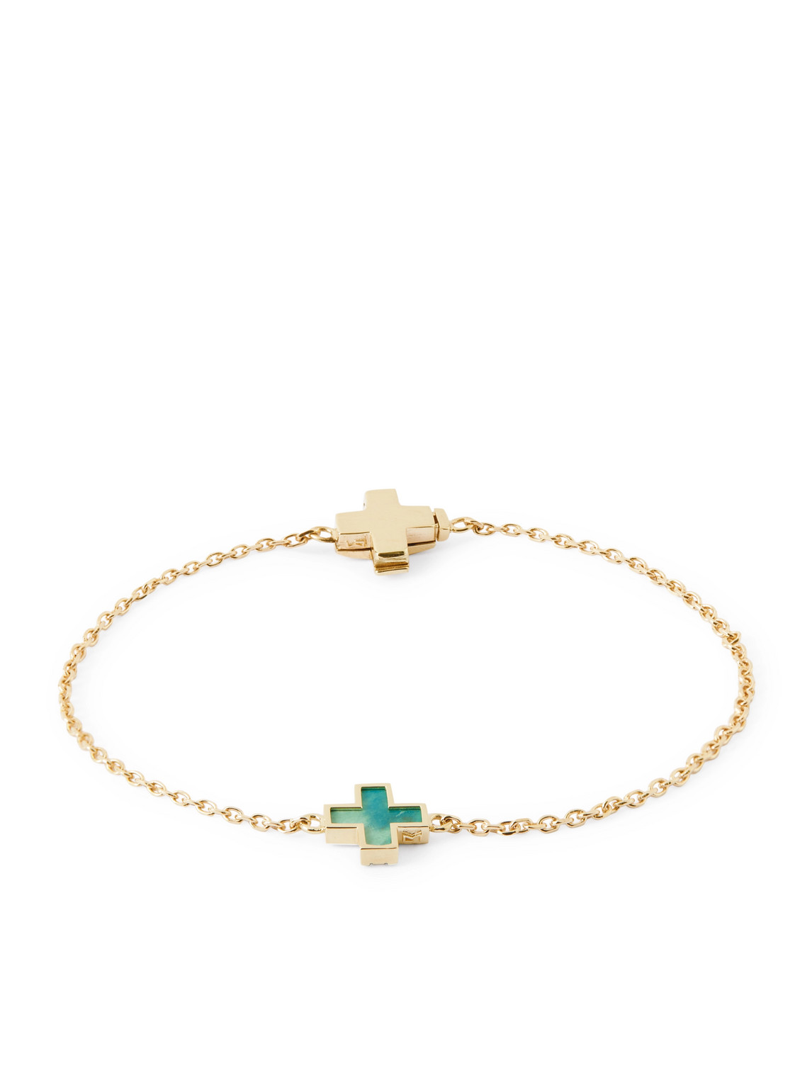 Luis Morais 14-karat Gold Turquoise Bracelet
