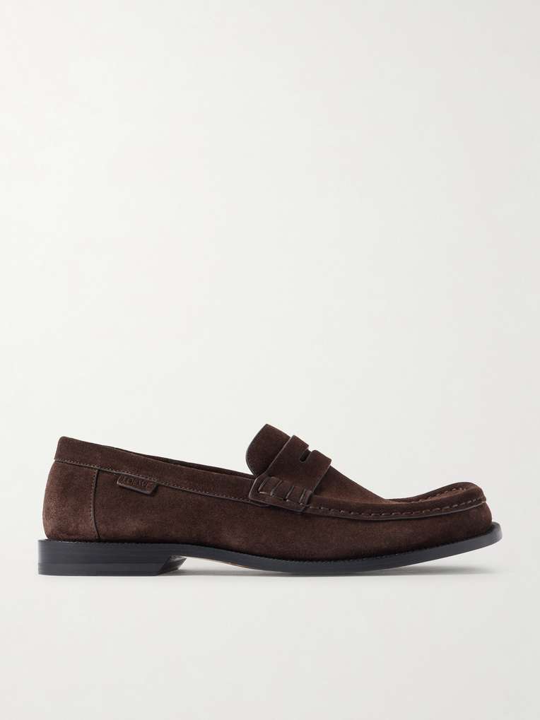 Loewe — Campo Suede Loafers