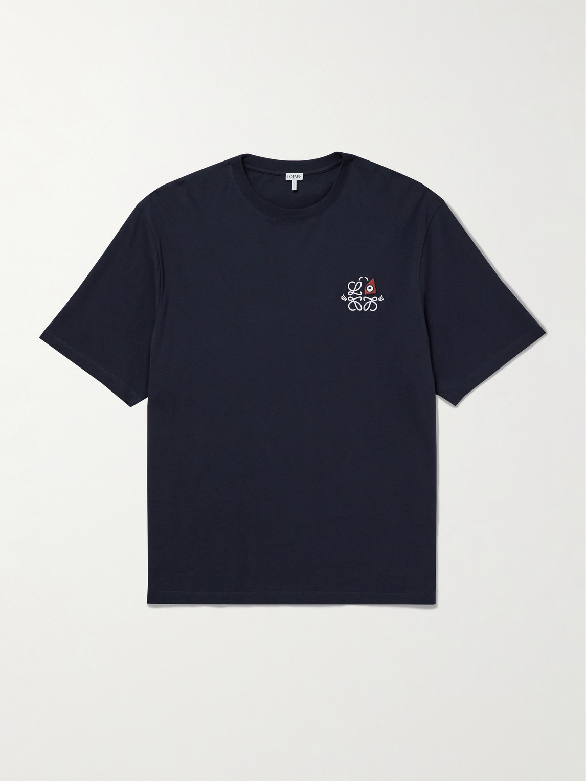 Loewe Logo-Embroidered Cotton-Jersey T-Shirt - Men