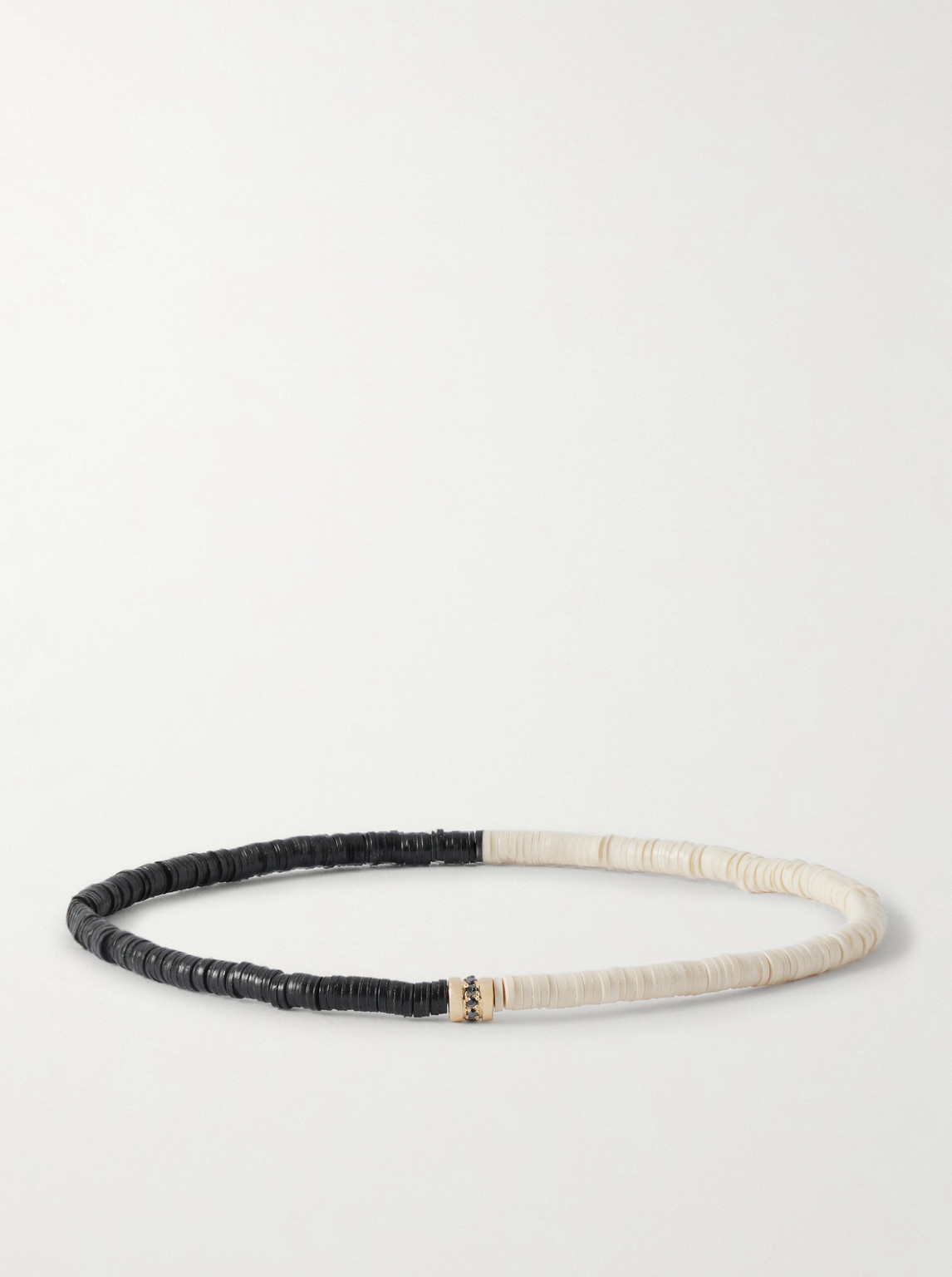 Luis Morais – 14-Karat Gold, Diamond and Stone Beaded Bracelet