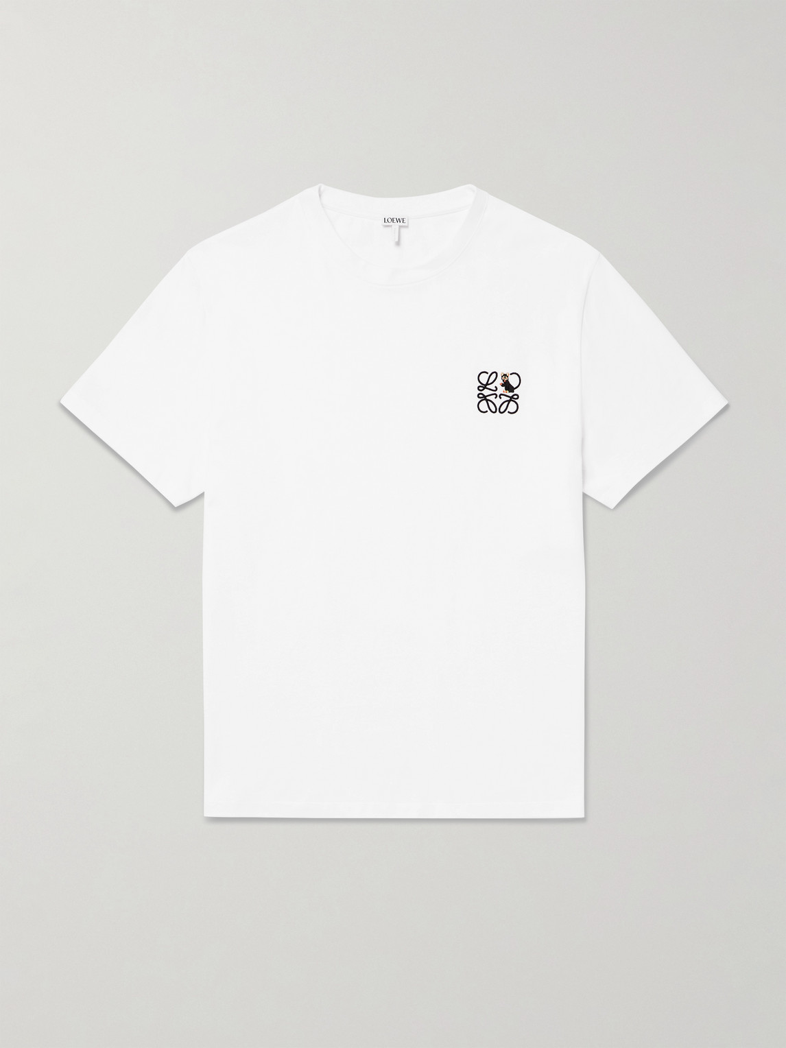 Loewe Logo-Embroidered Cotton-Jersey T-Shirt - Men