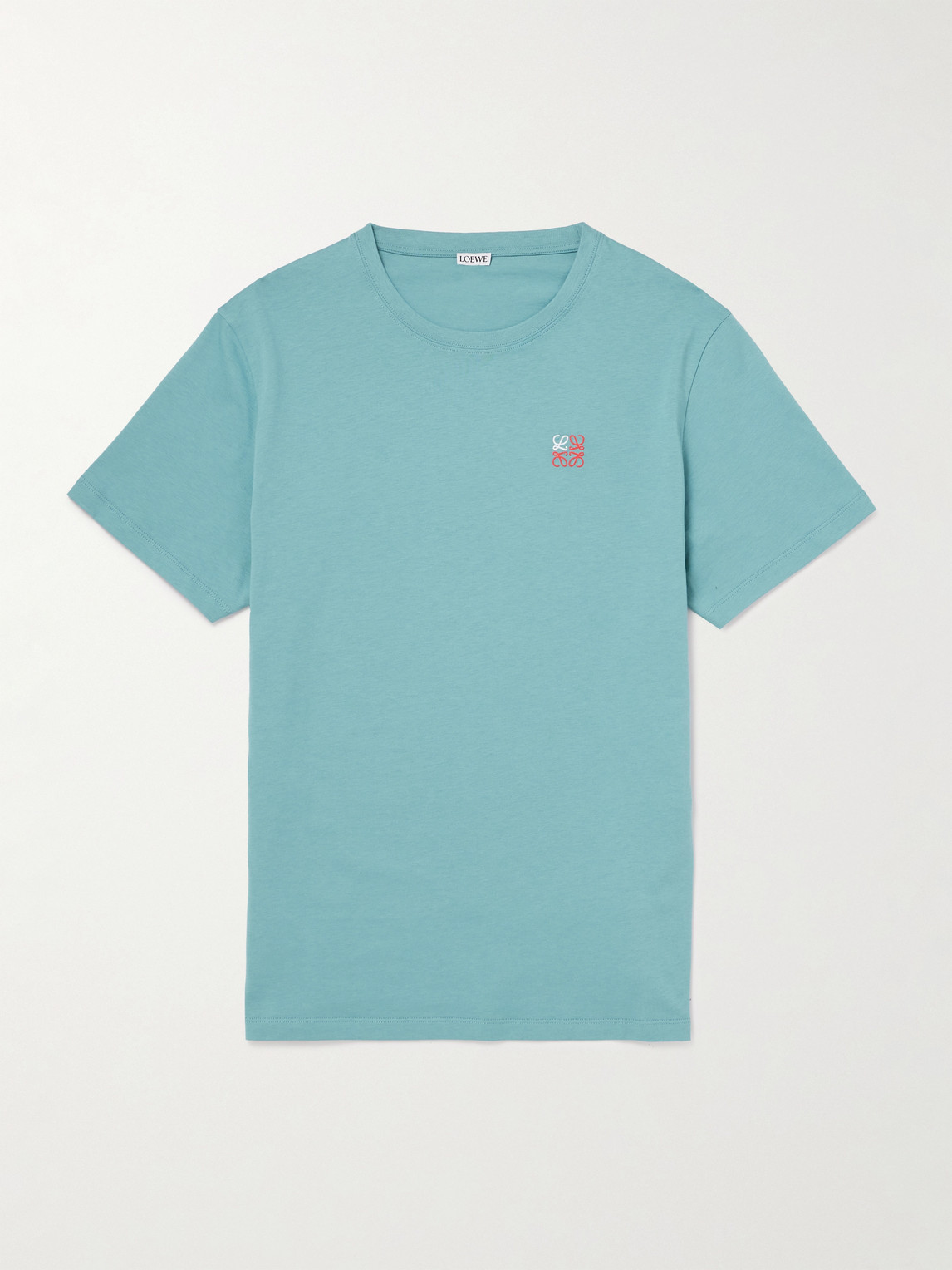 Loewe Slim-Fit Logo-Embroidered Cotton-Jersey T-Shirt - Men