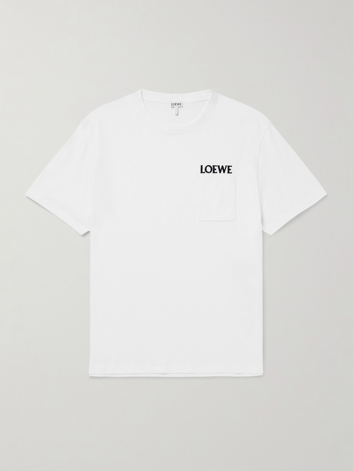 Loewe Logo-Embroidered Cotton-Blend Jersey T-Shirt - Men