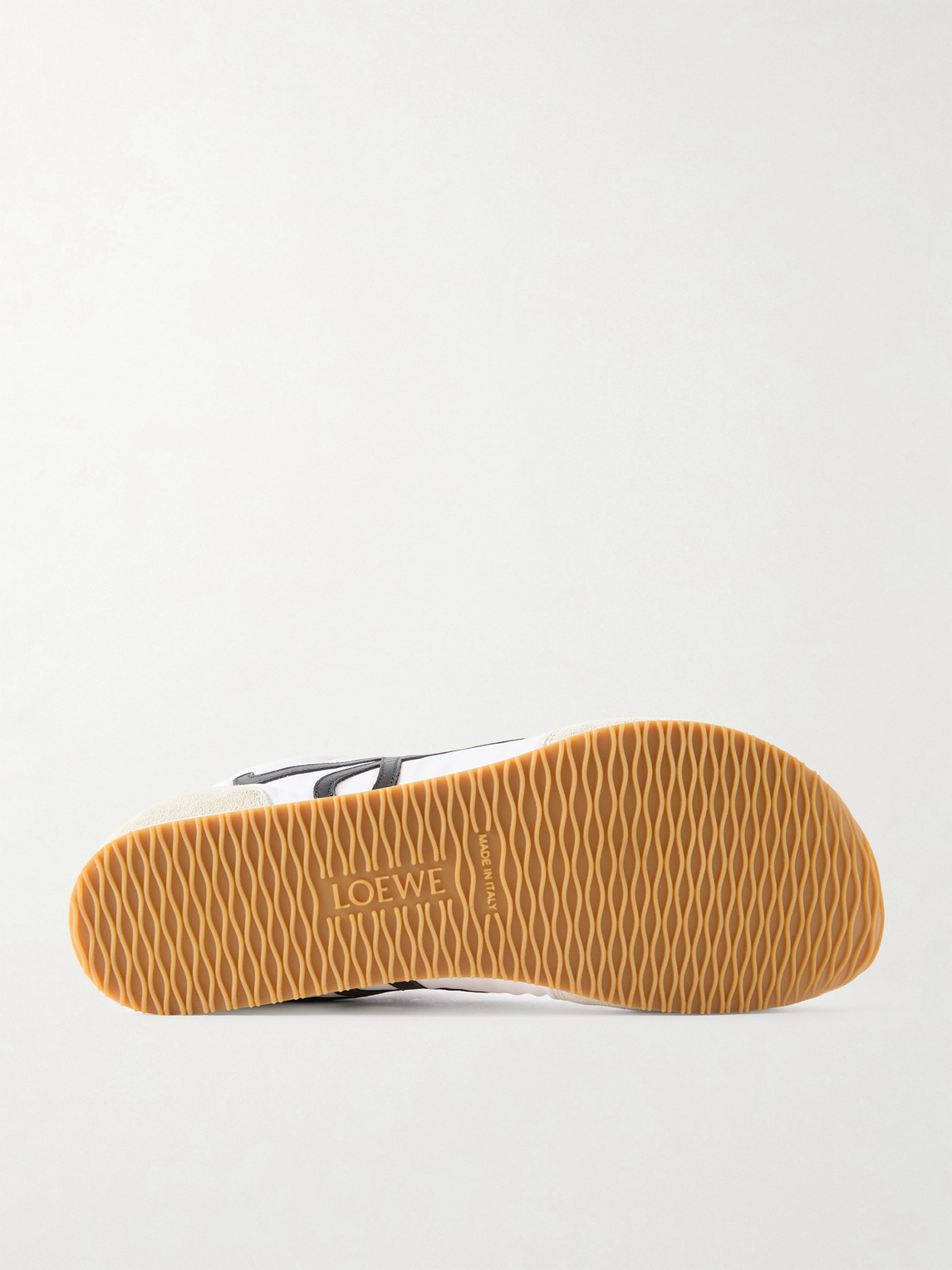 Loewe Ballet Runner 2.0 Nylon And Calfskin Low-top Sneakers In White