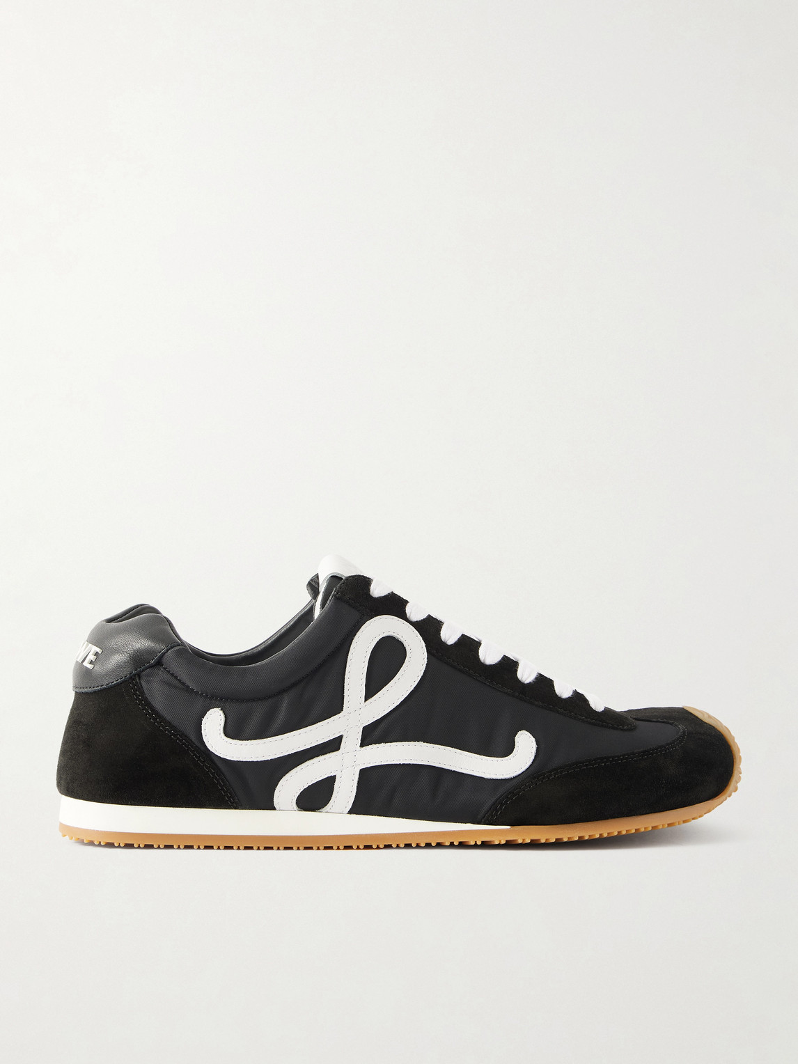 LOEWE – Ballet Runner 2.0 Logo-Appliquéd Shell, Suede and Leather Sneakers