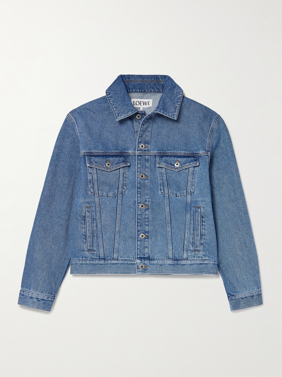 Loewe Anagram Embroidered Denim Jacket IT 46