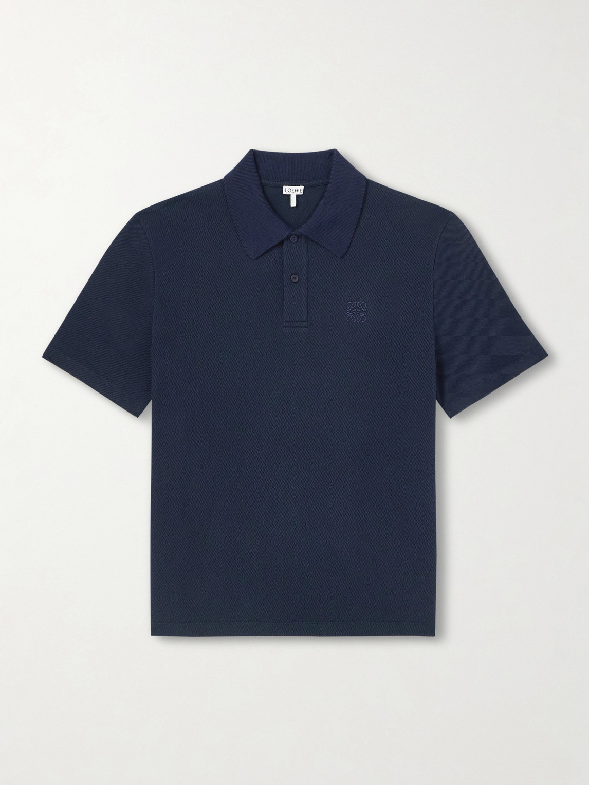 LOEWE – Slim-Fit Logo-Embroidered Cotton-Piqué Polo Shirt
