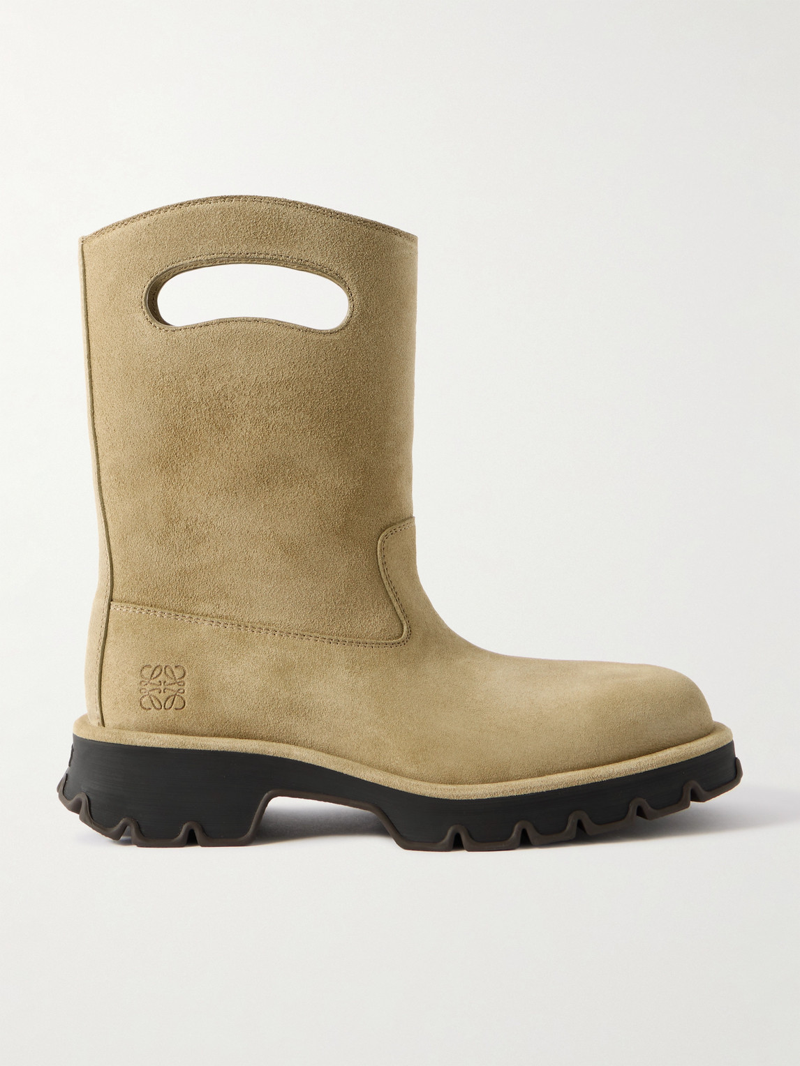Loewe Bobby Bag Cutout Suede Desert Boots - Men