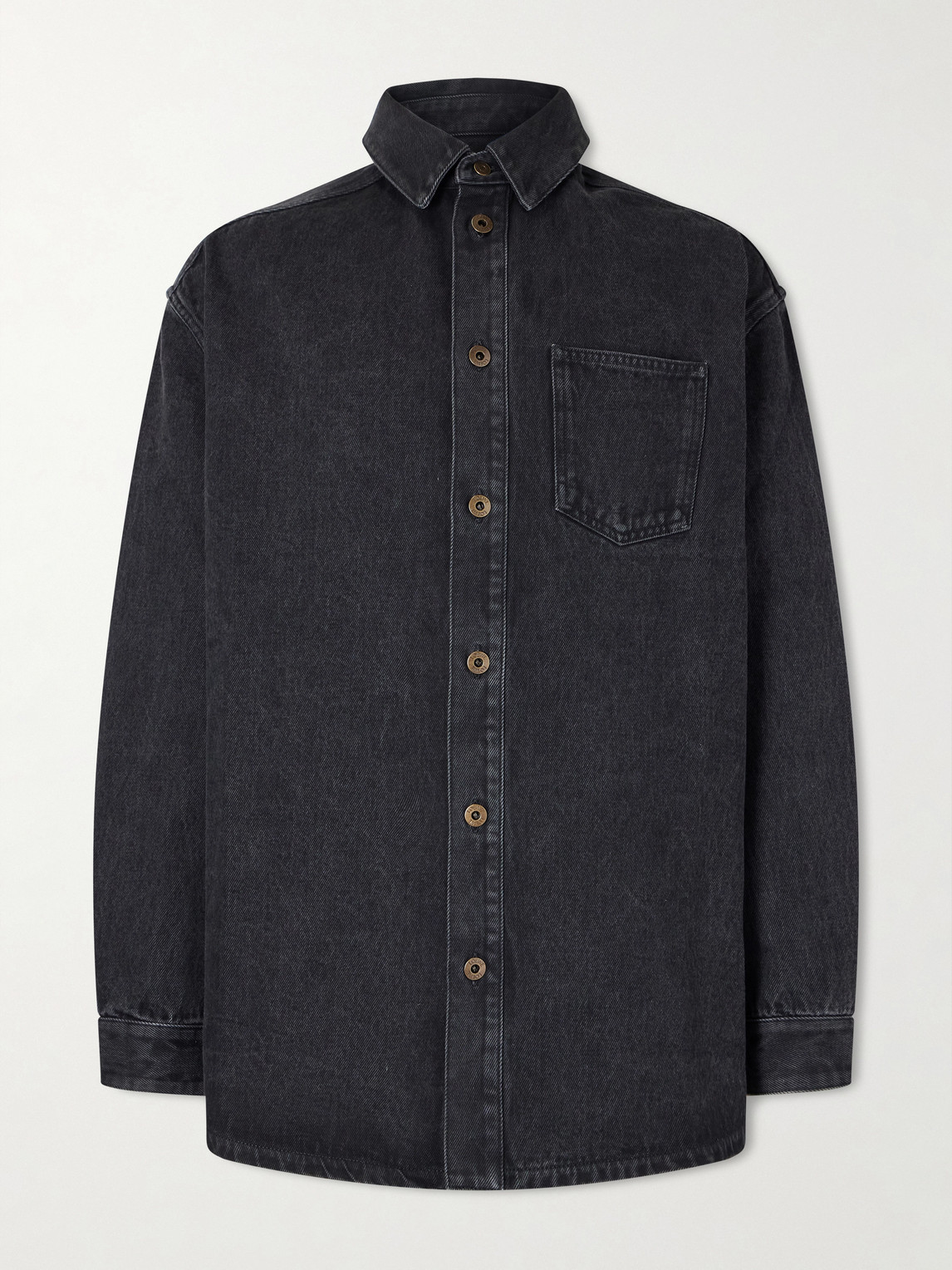 Loewe Anagram Logo-Embroidered Denim Overshirt IT 48
