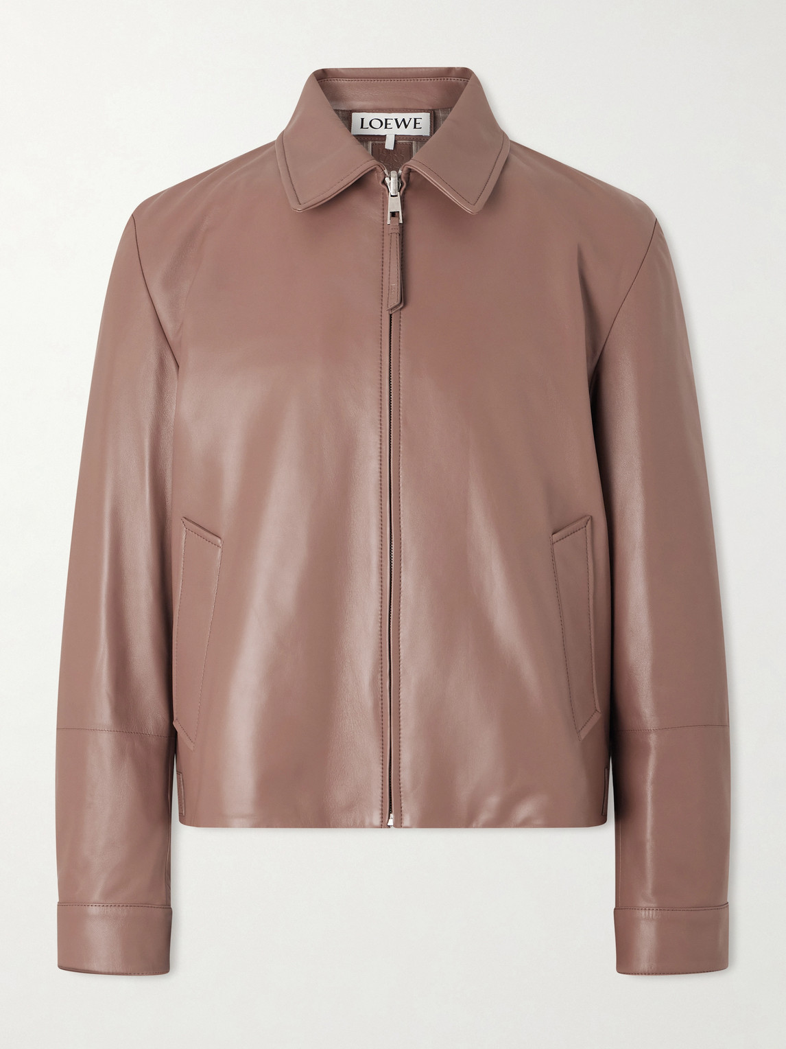 Loewe Reversible Leather Zip-Up Jacket IT 48