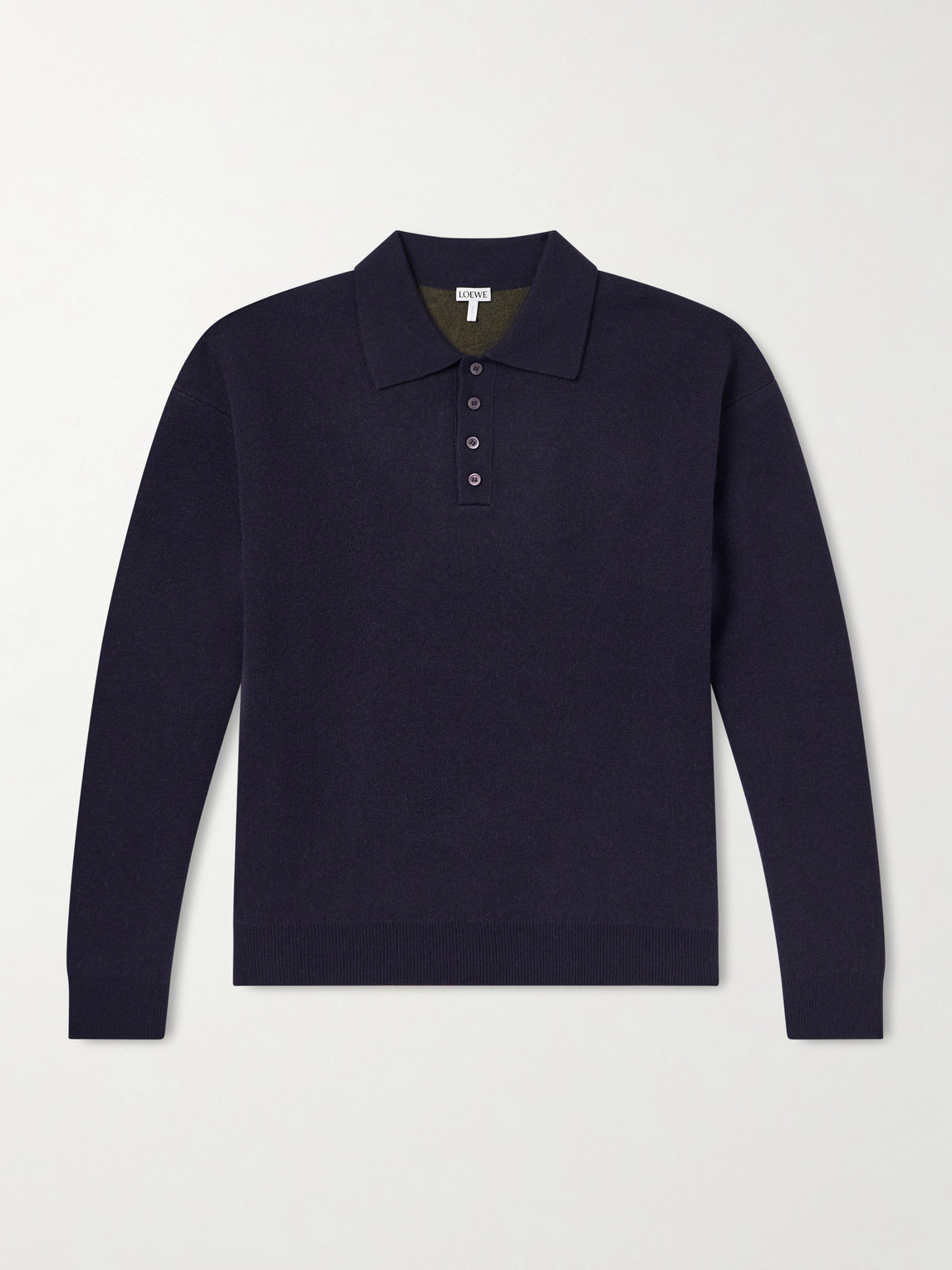 Loewe Wool-Blend Polo Sweater - Men
