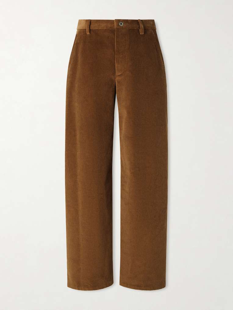 Loewe — Straight-Leg Cotton-Corduroy Trousers