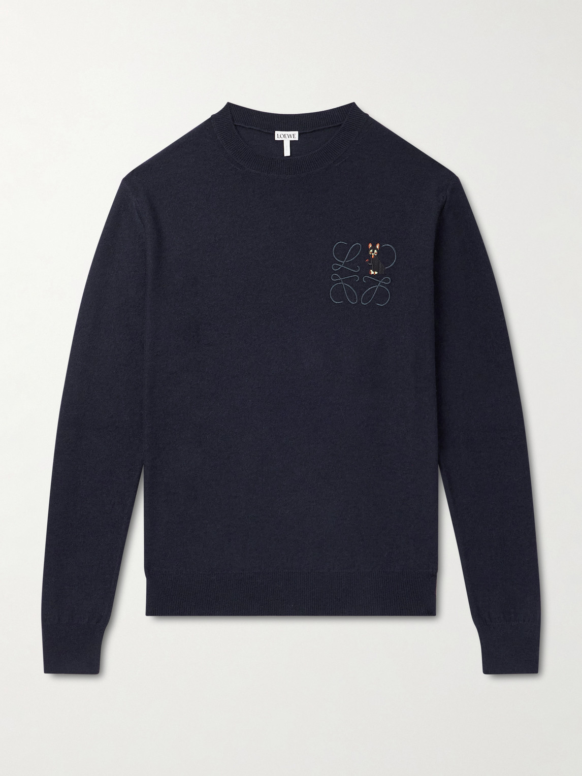 Embroidered Wool-Blend weater - Men