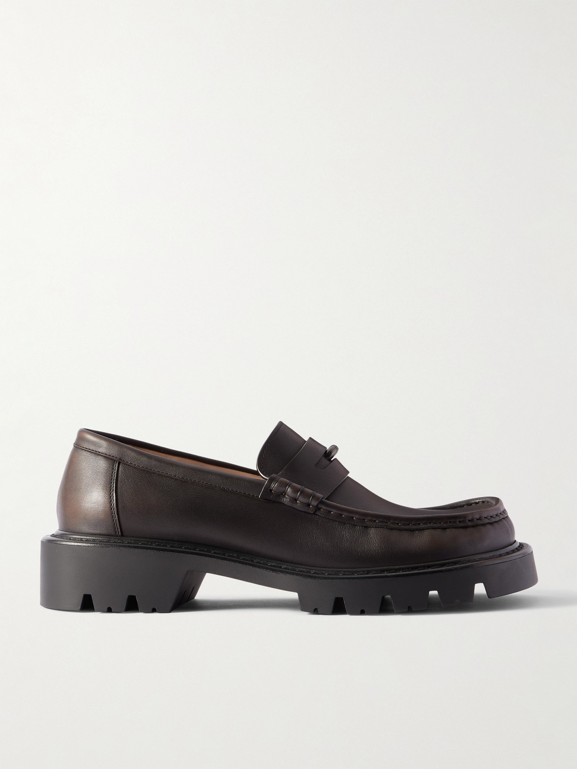 Loewe Sierra Leather Penny Loafers - Men