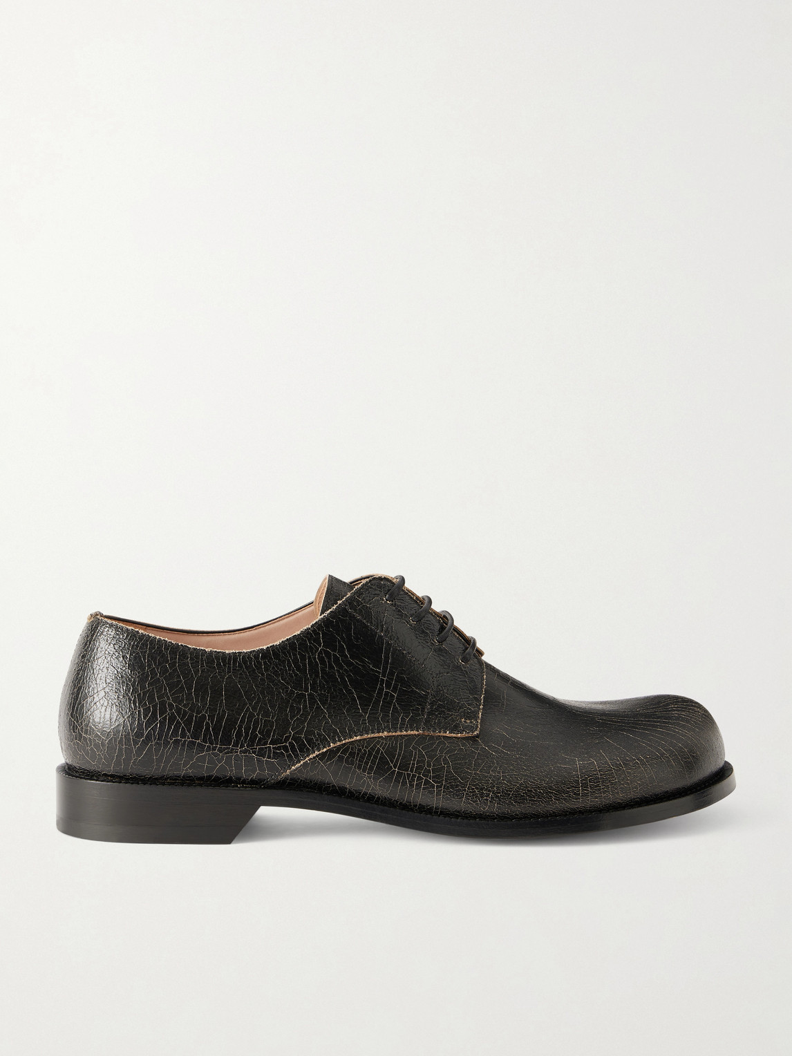 LOEWE – Campo Cracked-Leather Derby Shoes