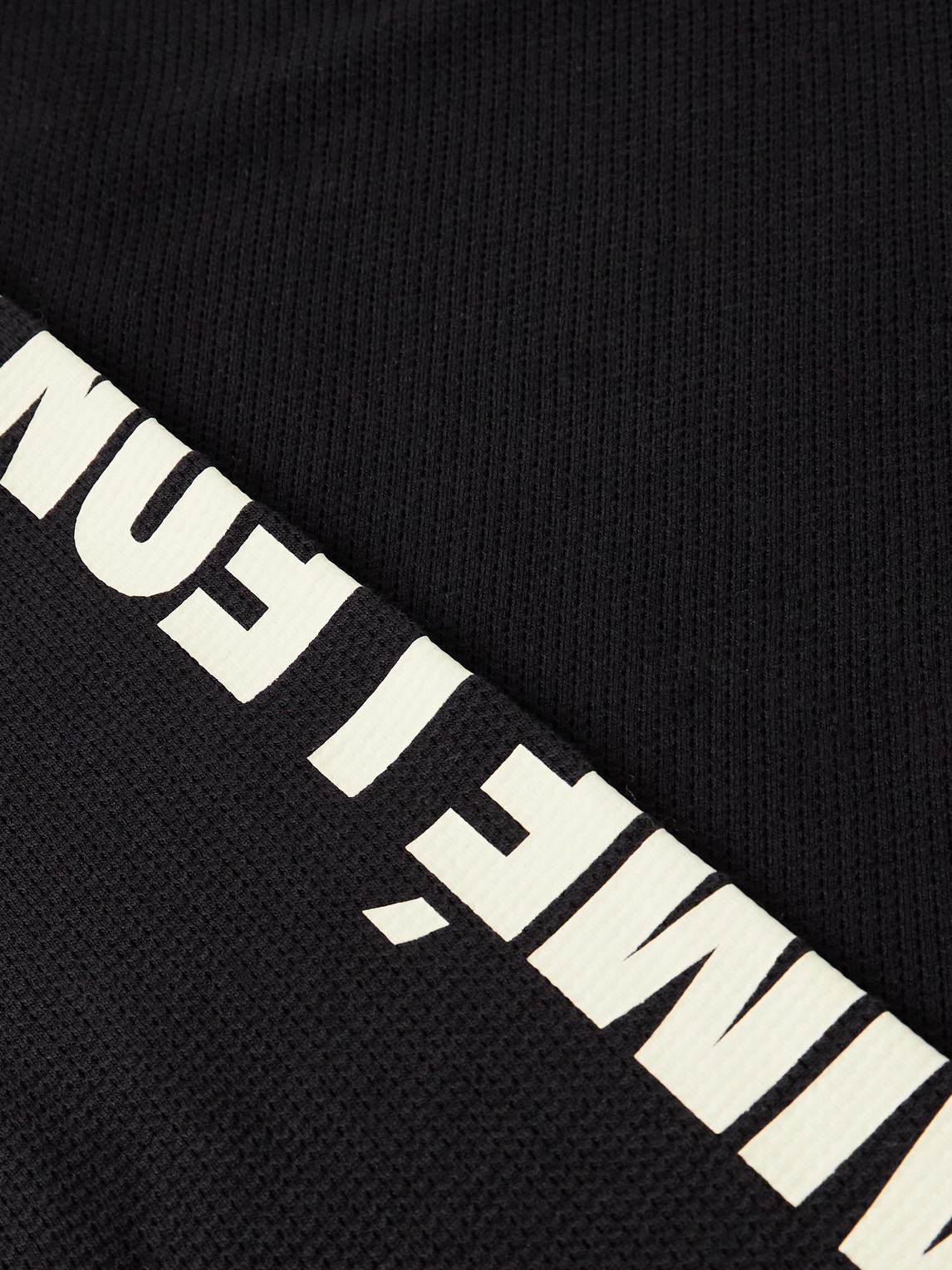 Aimé Leon Dore - Logo-Print Waffle-Knit Cotton T-Shirt