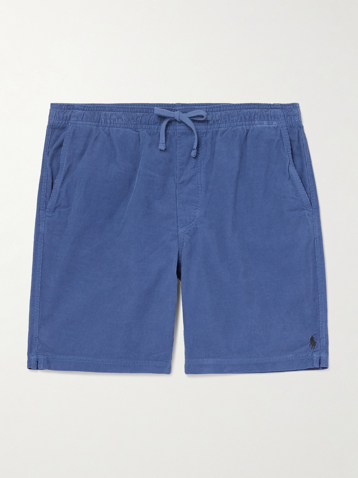 Polo Ralph Lauren Straight-eg ogo-Embroidered Cotton-Corduroy Drawstring Shorts - Men