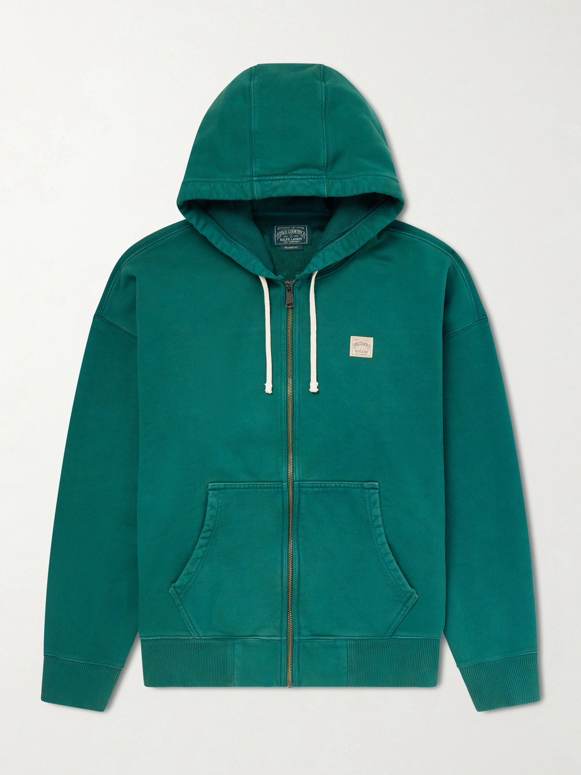 Polo Ralph Lauren ogo-Appliquéd Cotton-Jersey Zip-Up Hoodie - Men