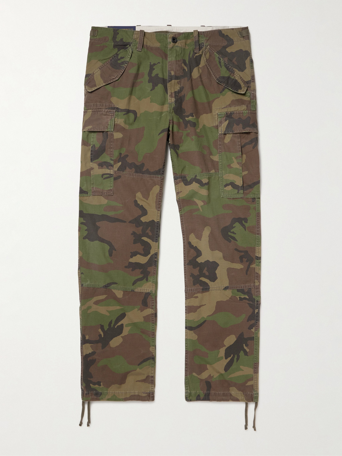Polo Ralph Lauren Straight-Leg Camouflage-Print Cotton-Twill Cargo Trousers UK/US 31