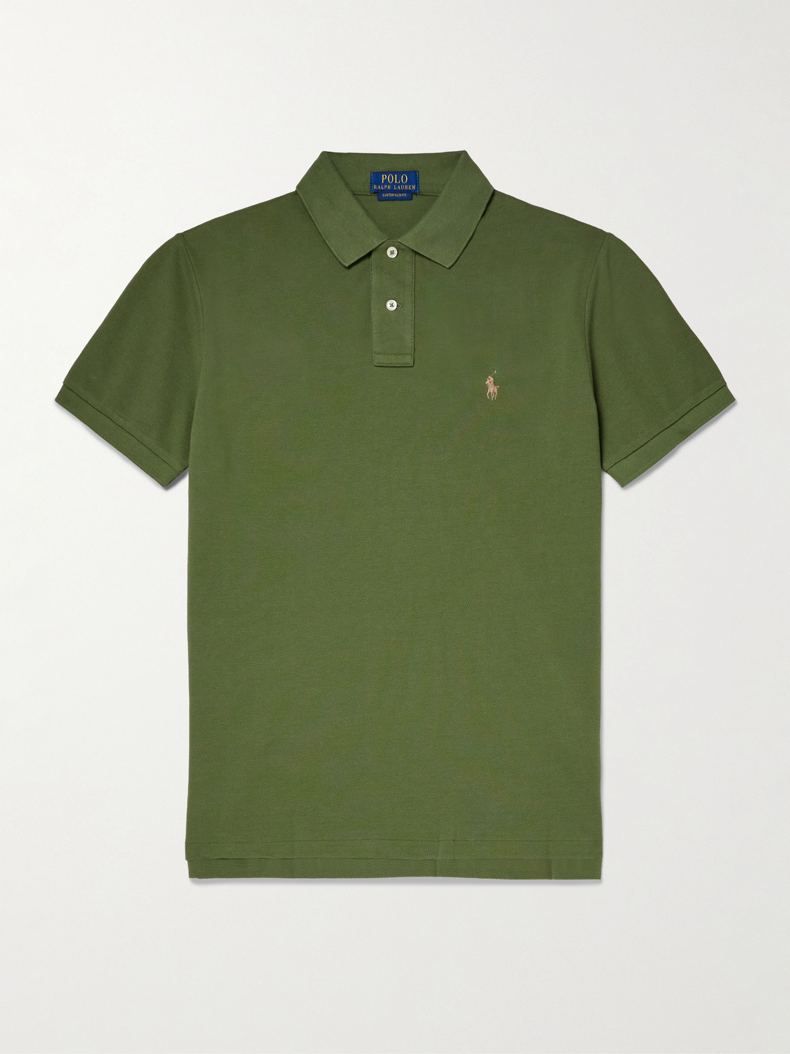 Polo Ralph Lauren Logo-Embroidered Cotton-Piqué Polo Shirt - Men
