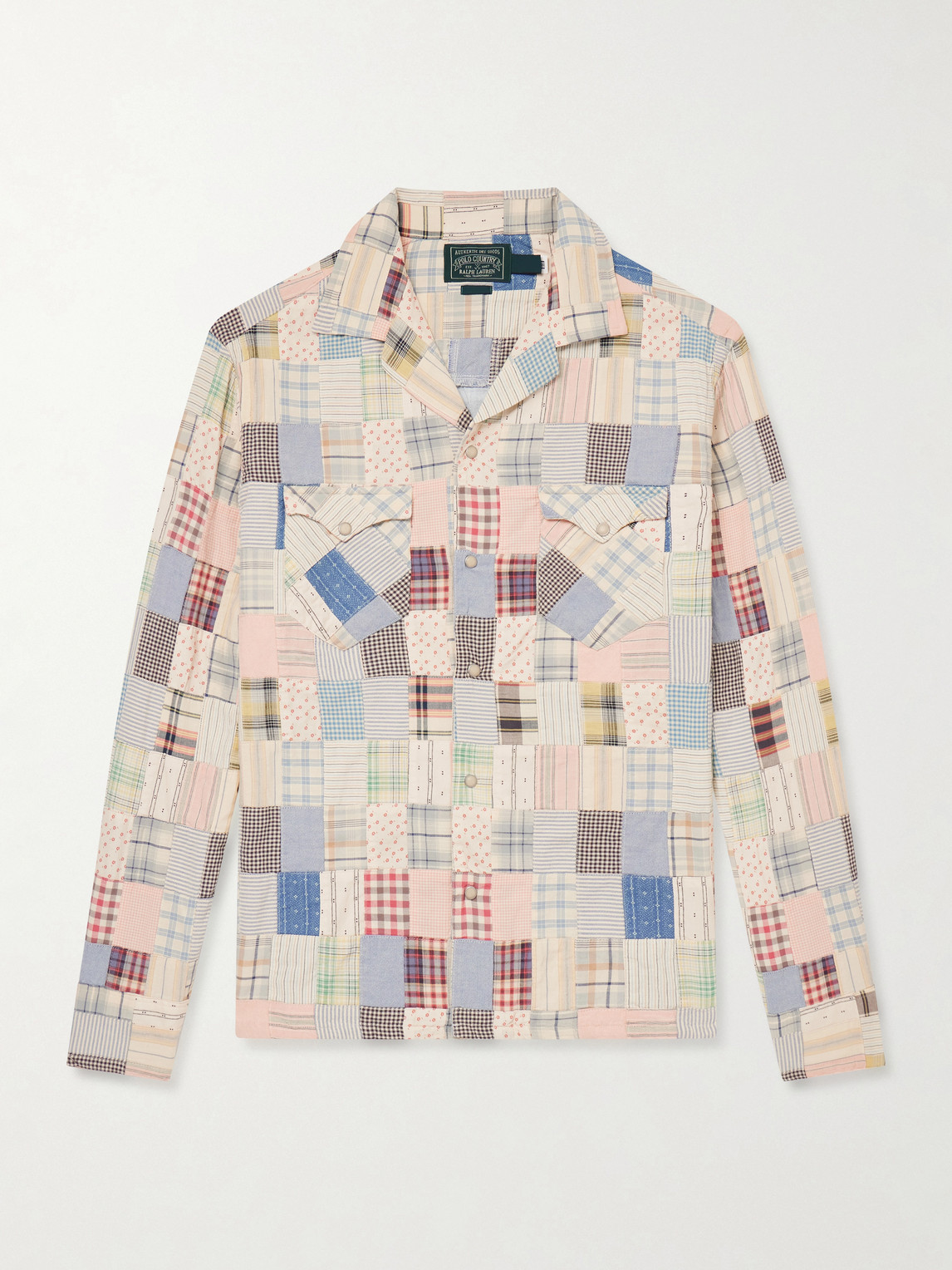 Polo Ralph Lauren Patchwork Cotton Overshirten