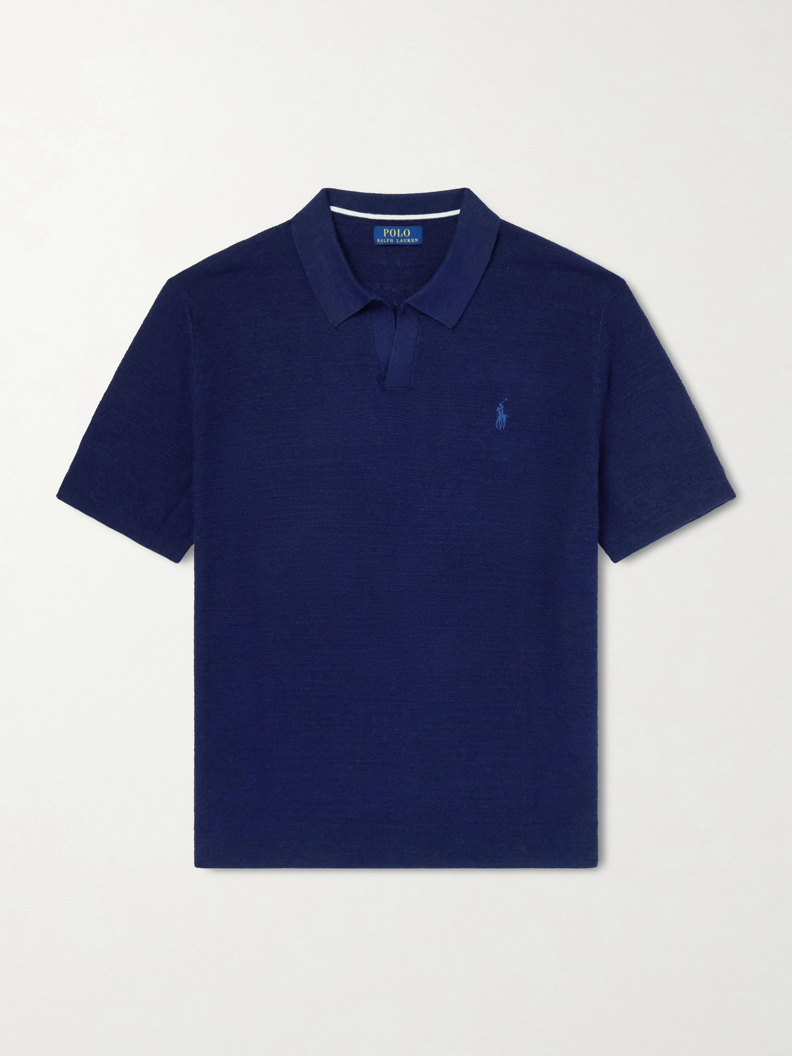 Polo Ralph Lauren Cotton and Linen-Blend Piqué Polo Shirt - Men