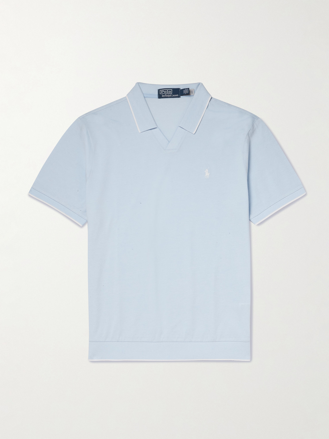 Polo Ralph Lauren Open-Collar ogo-Embroidered Cotton-Piqué Polo Shirt - Men