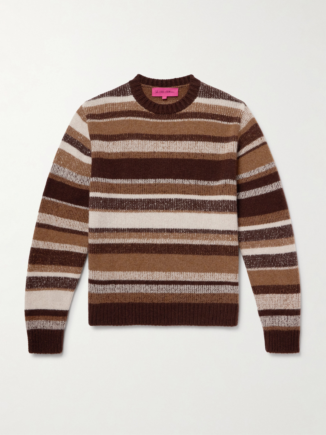 The Elder Statesman triped Cashmere weater - Men